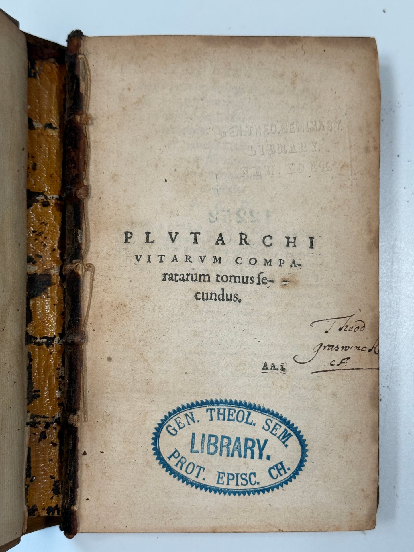The Works of Plutarch 1572 First Edition