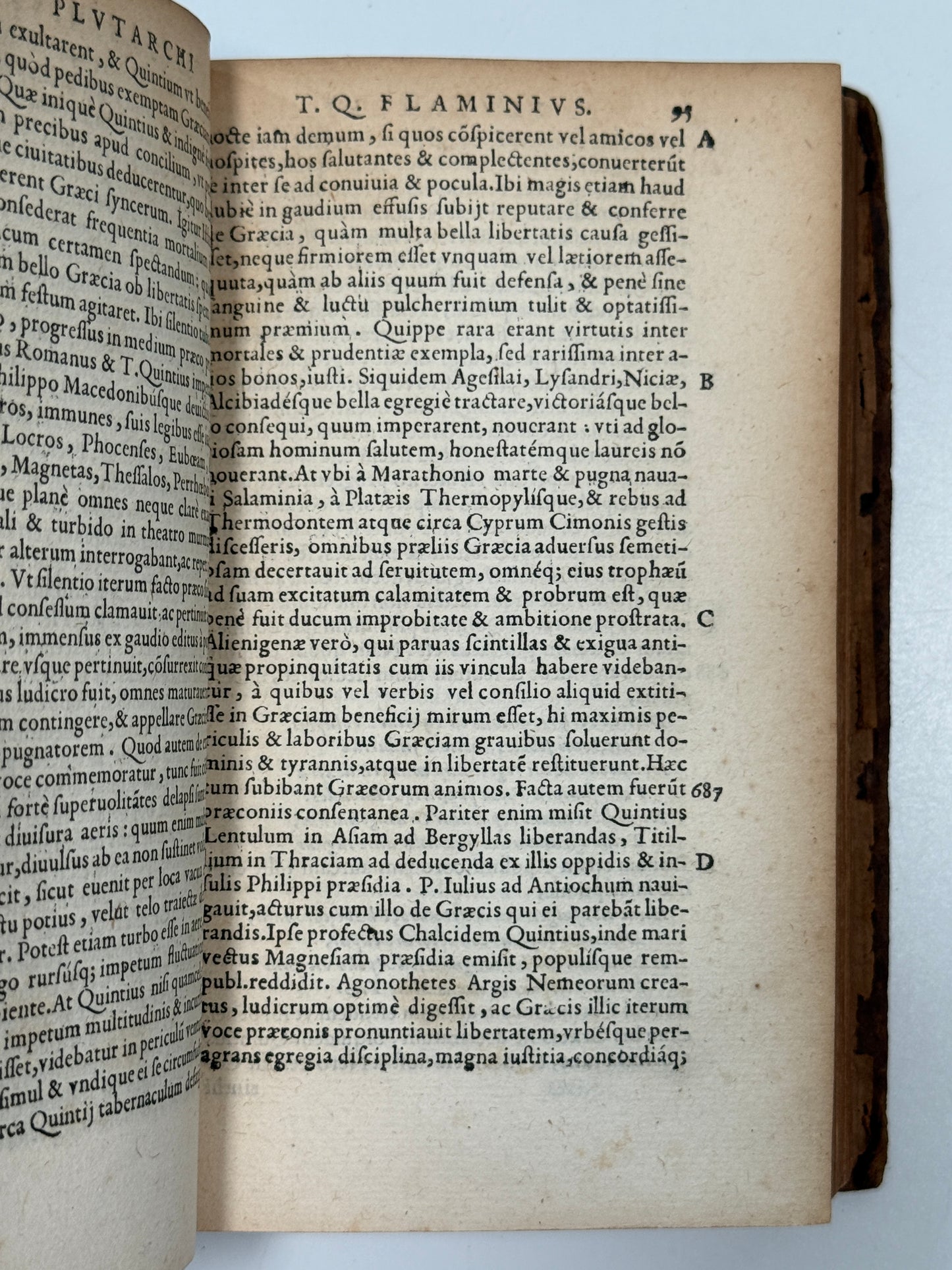 The Works of Plutarch 1572 First Edition