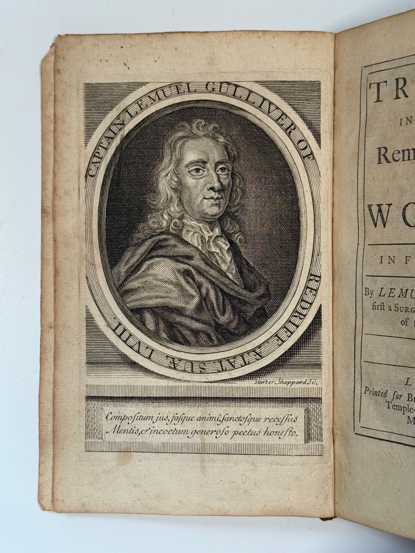 Gulliver's Travels by Jonathan Swift 1726 First Edition