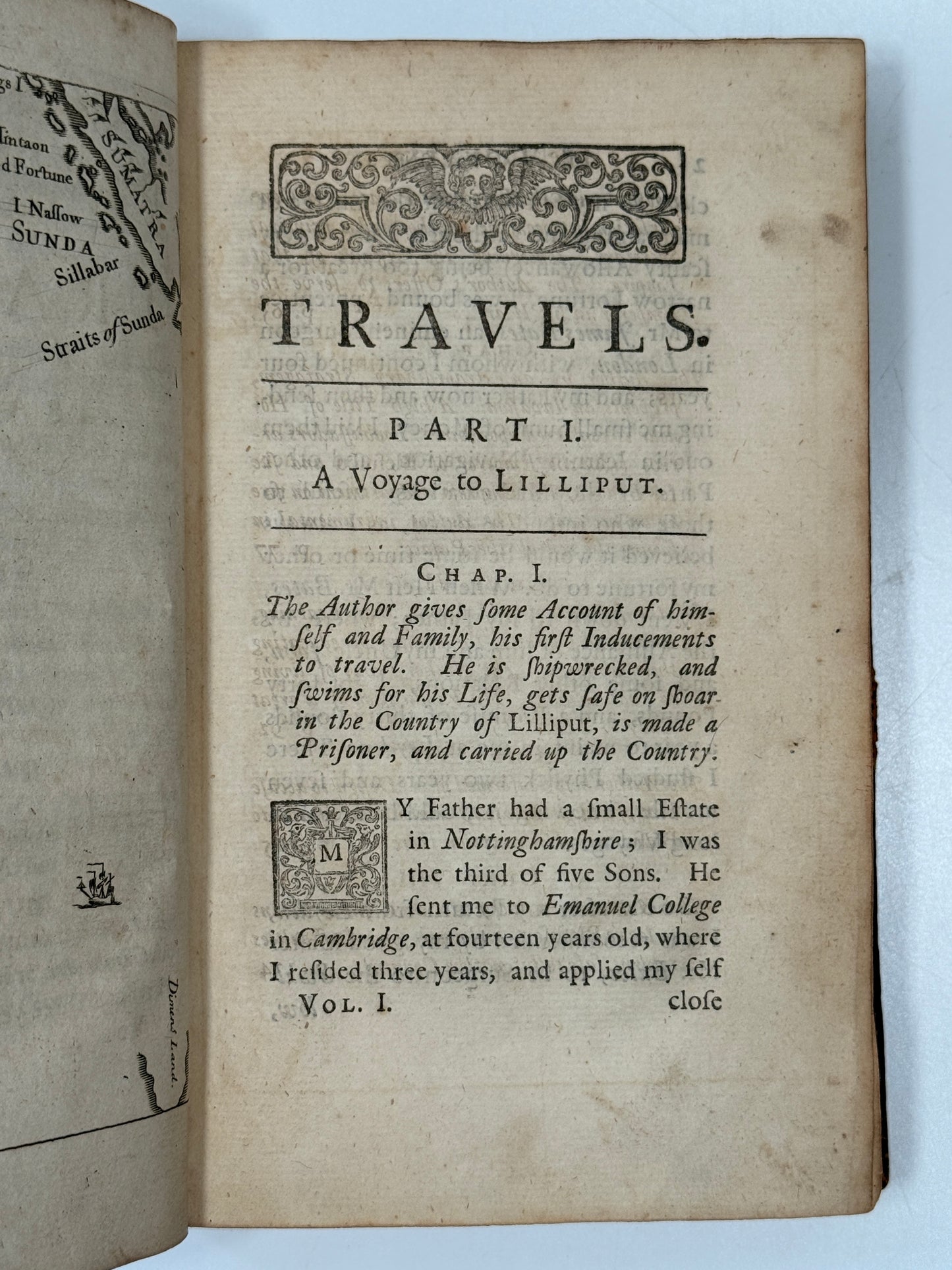 Gulliver's Travels by Jonathan Swift 1726 First Edition