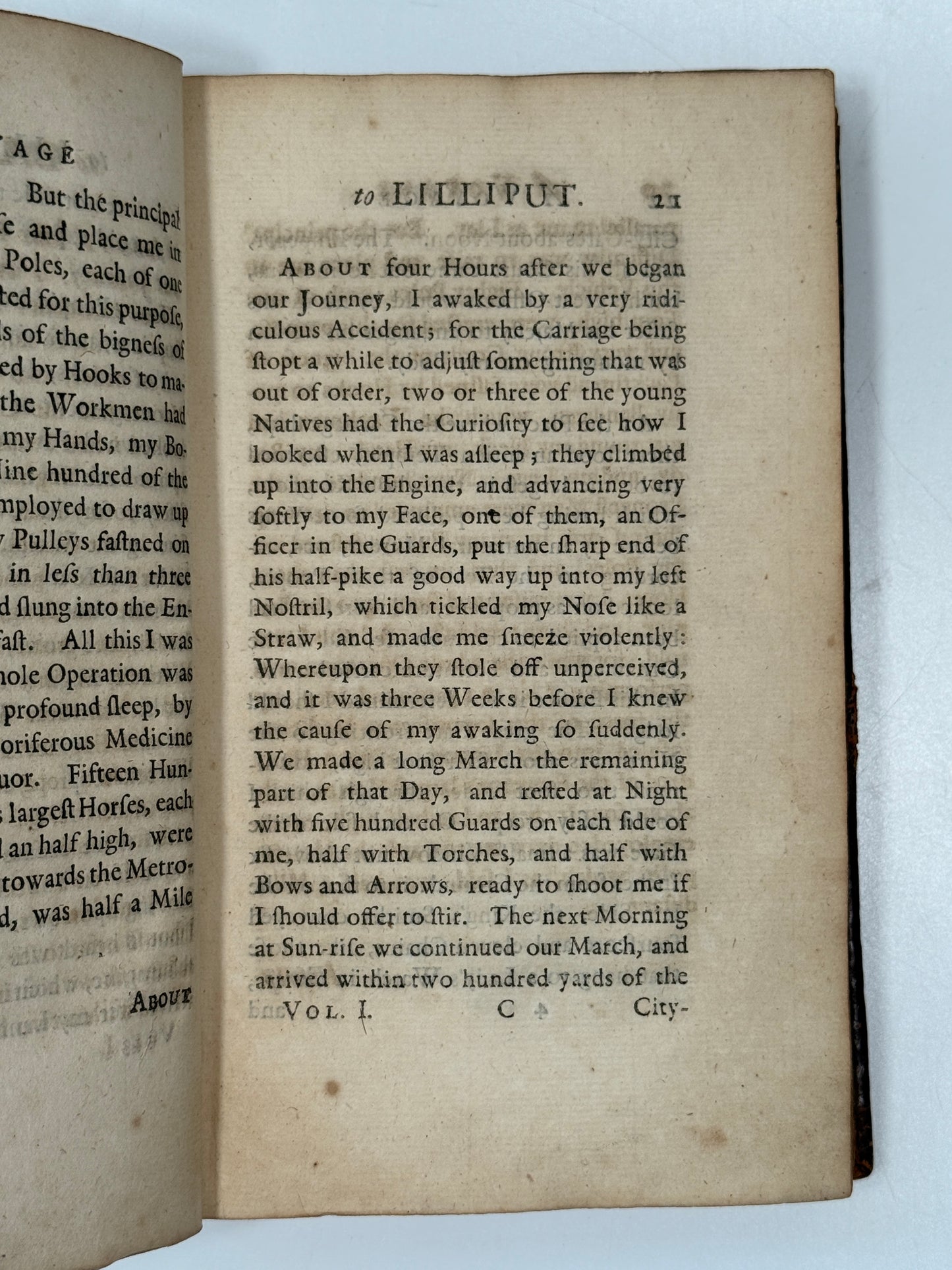 Gulliver's Travels by Jonathan Swift 1726 First Edition