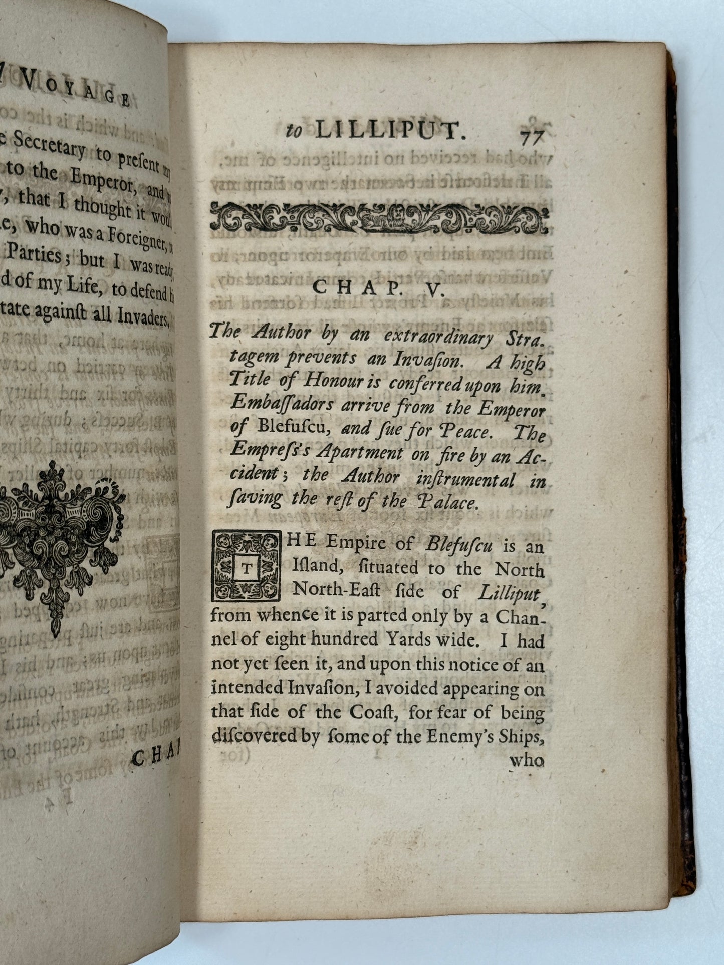 Gulliver's Travels by Jonathan Swift 1726 First Edition