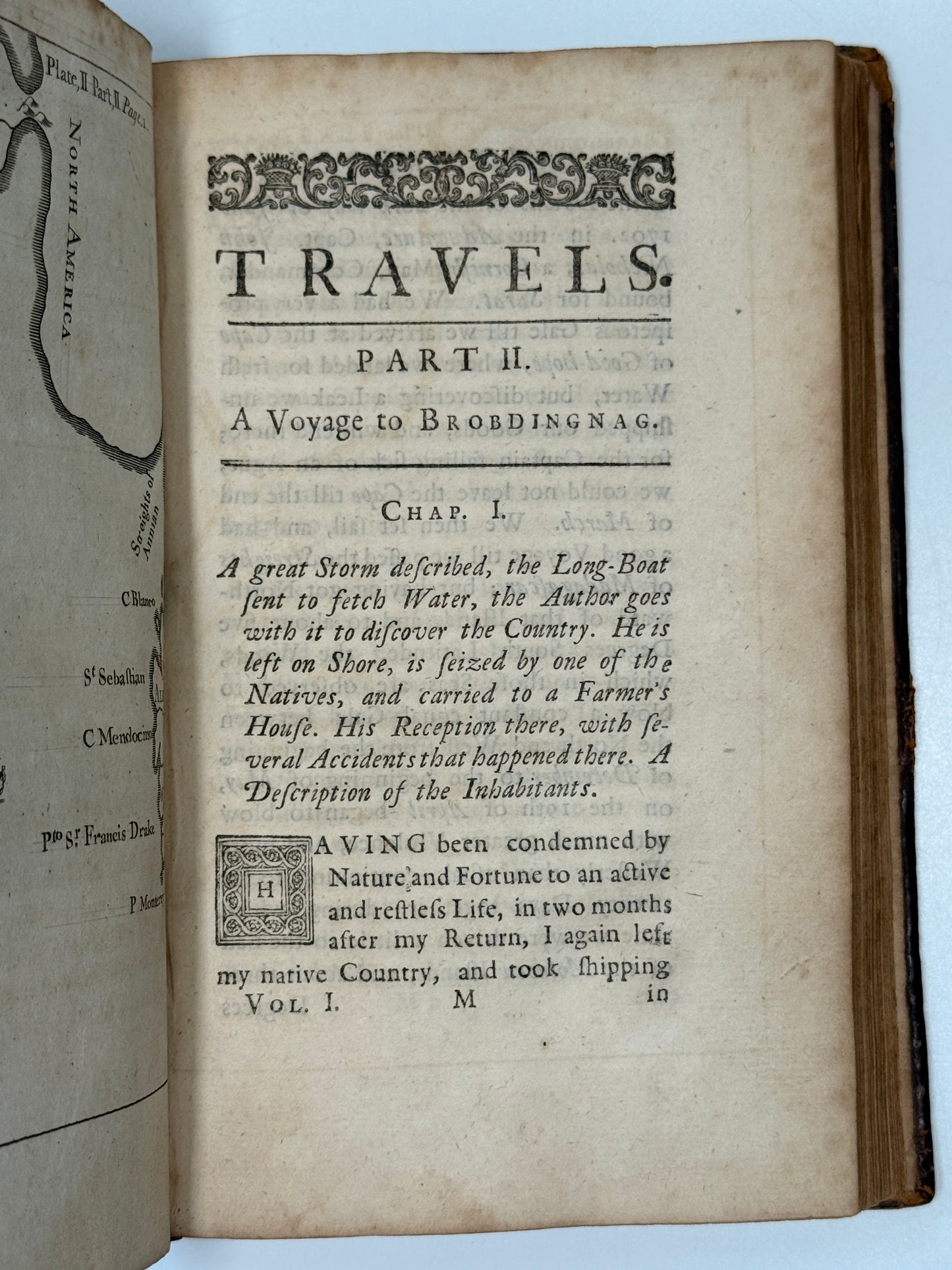 Gulliver's Travels by Jonathan Swift 1726 First Edition