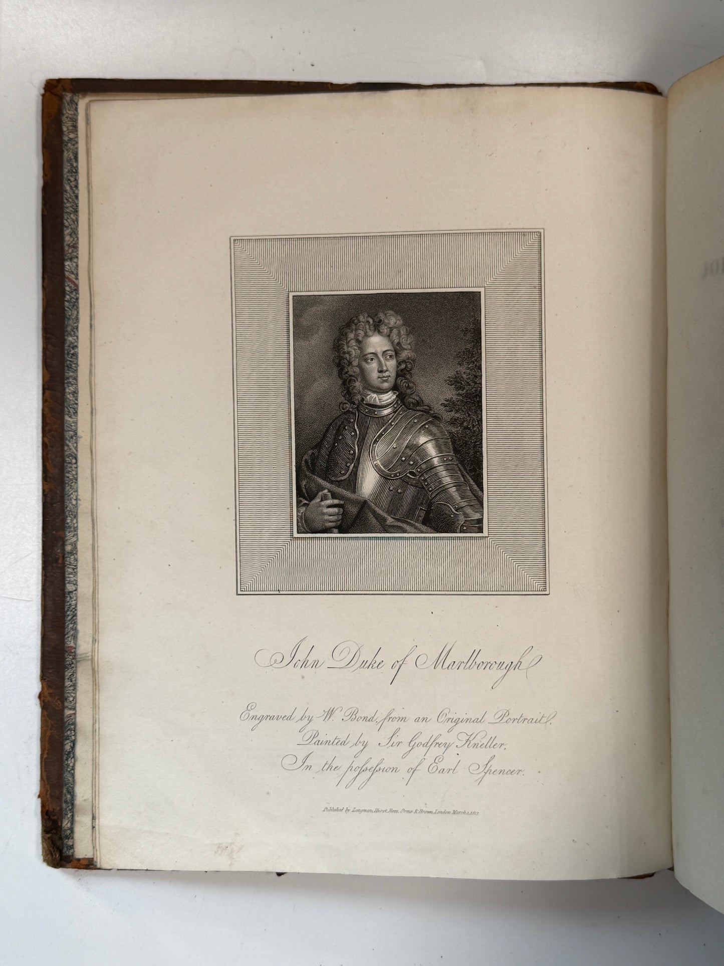 The Memoirs of John Duke of Marlborough 1818 First Edition