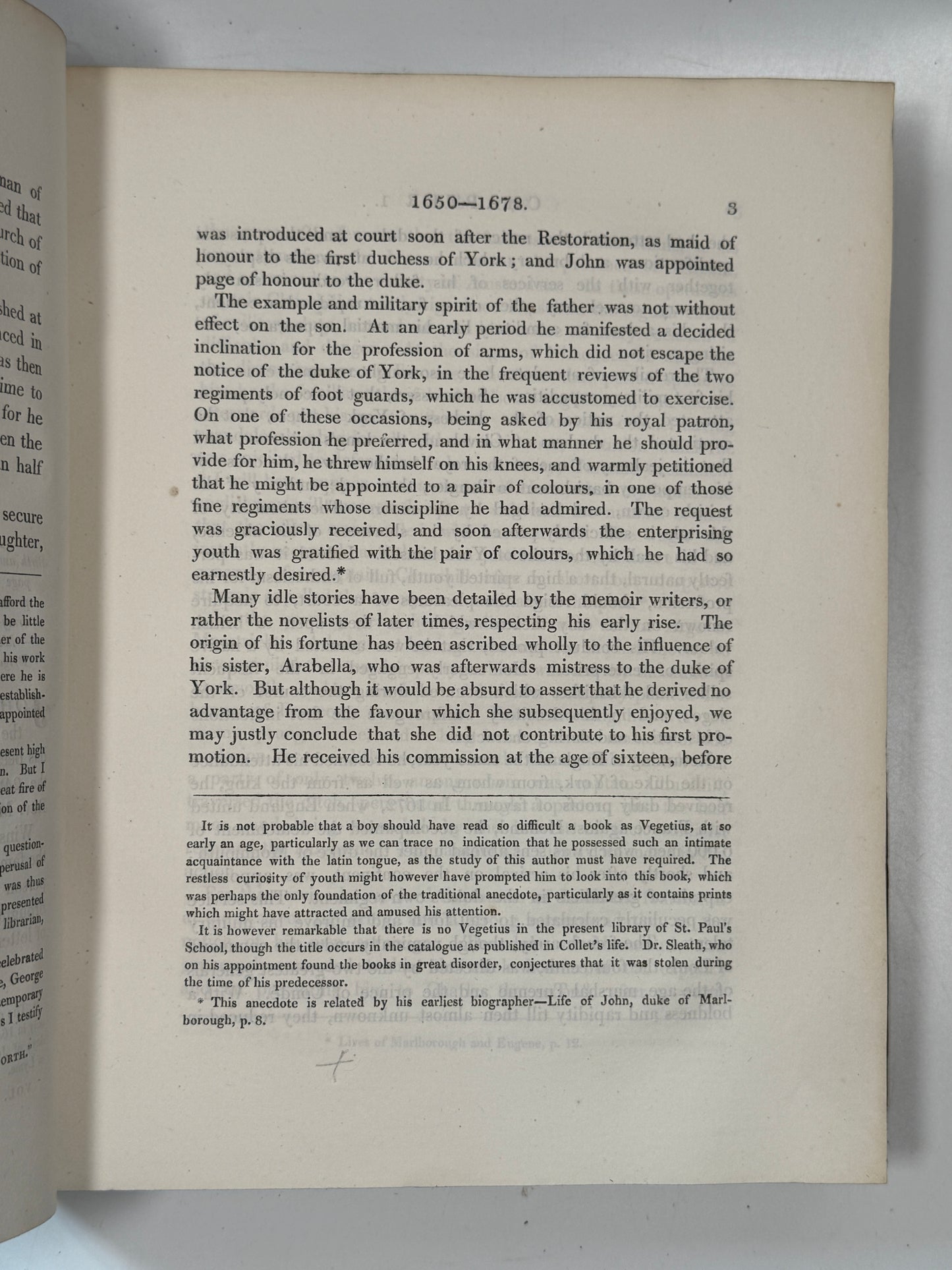 The Memoirs of John Duke of Marlborough 1818 First Edition
