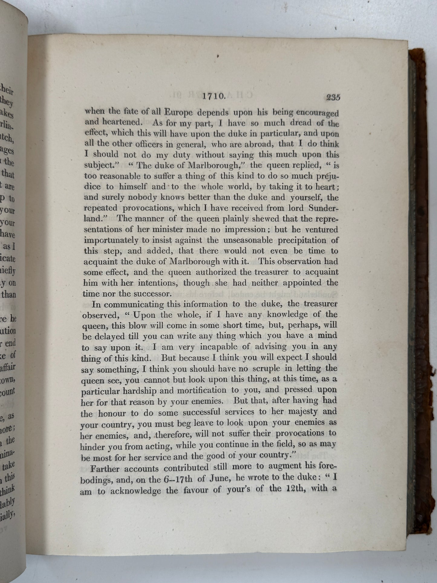 The Memoirs of John Duke of Marlborough 1818 First Edition
