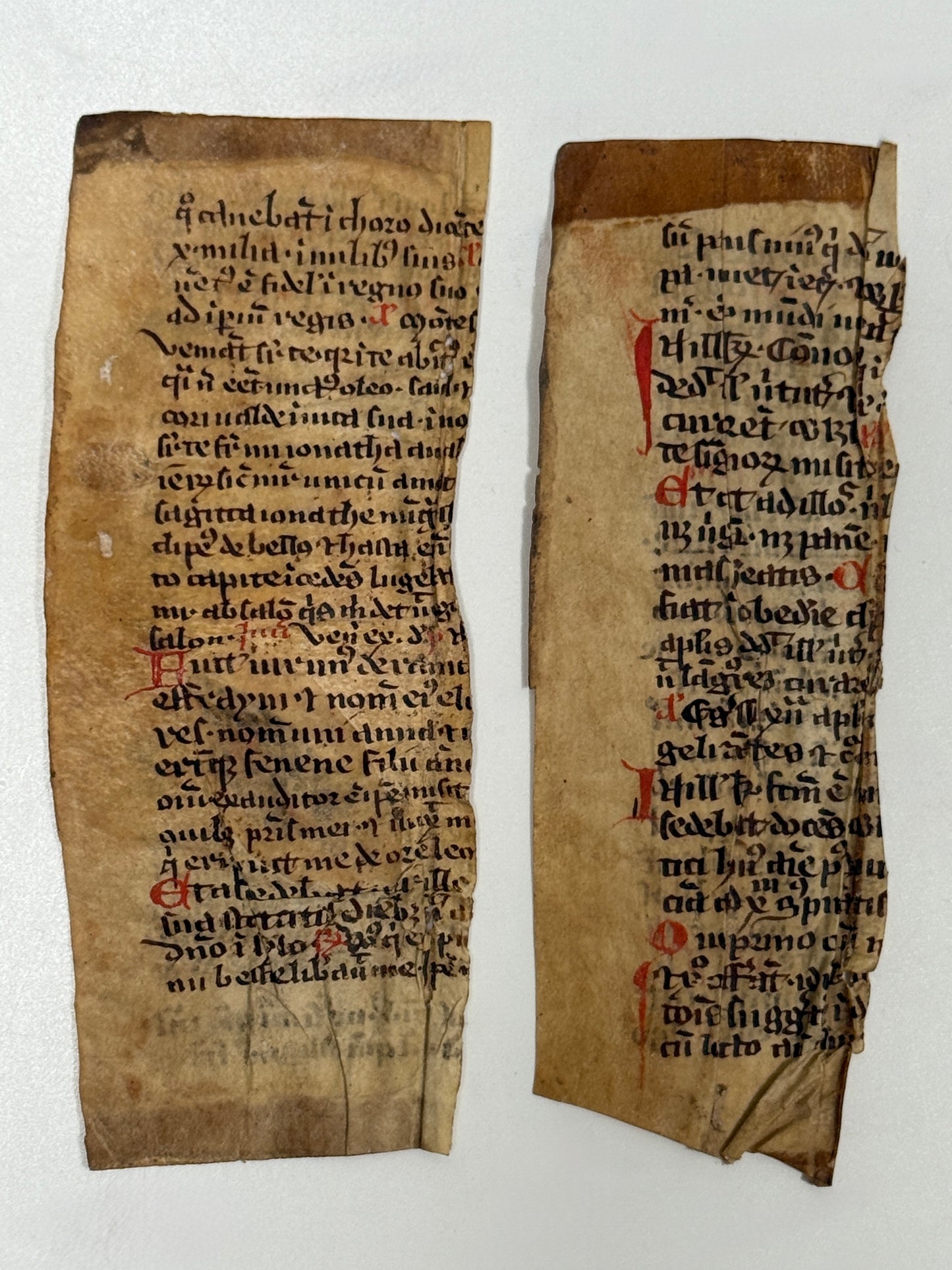 A Collection of Medieval Manuscripts, c.1200s-1400s, Finely Rubricated - 10 MSS