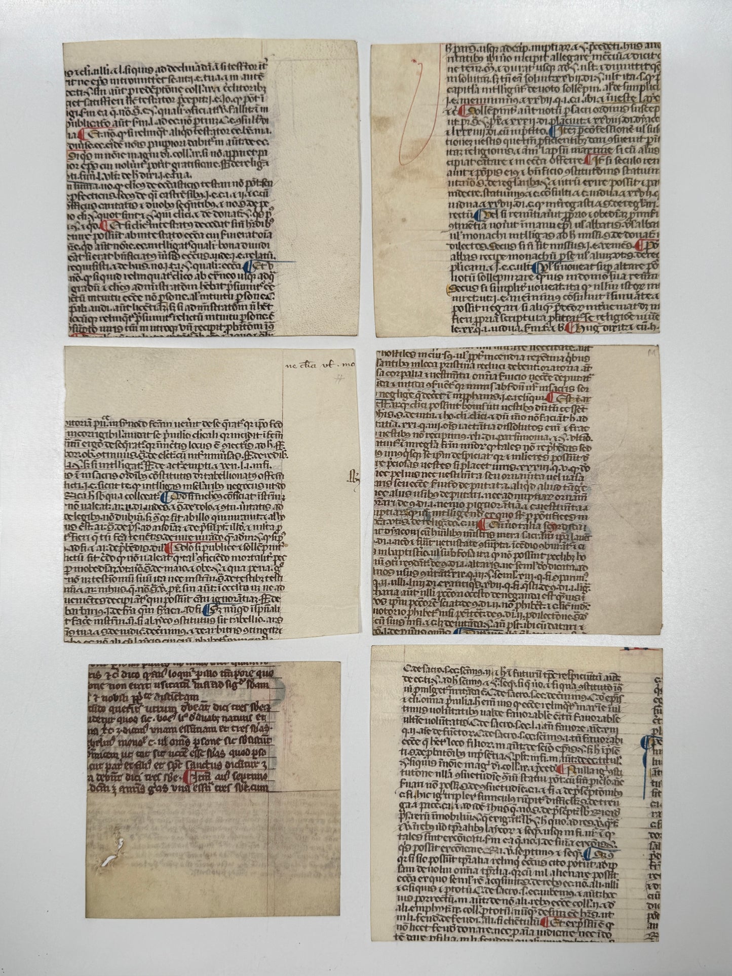 A Collection of Medieval Manuscripts, c.1200s-1400s, Finely Rubricated - 10 MSS