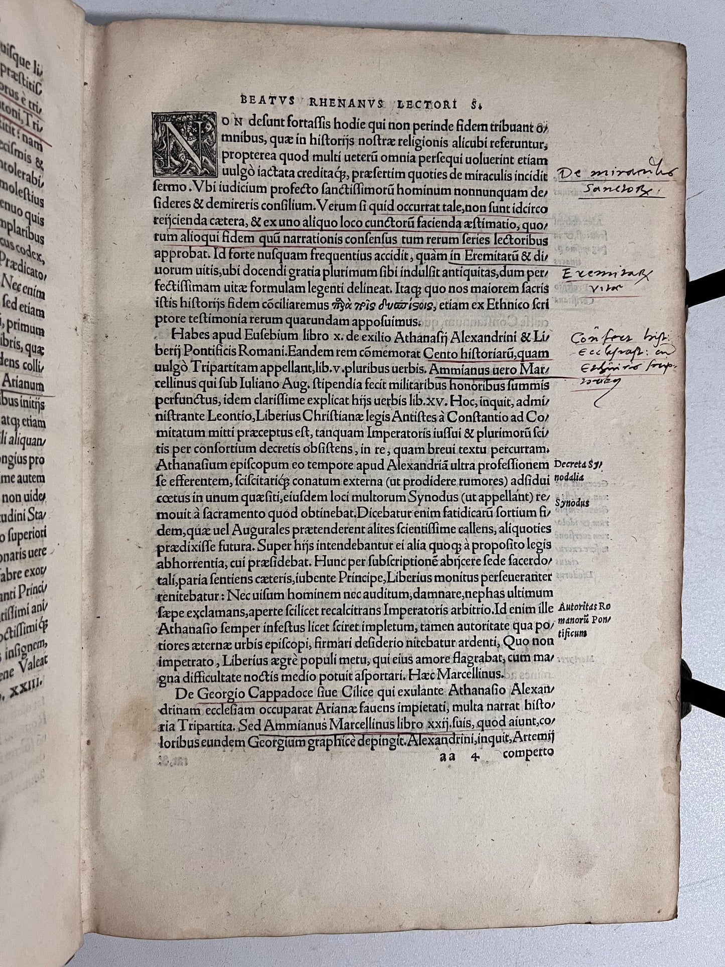 Eusebius' Historia Ecclesiastica 1535