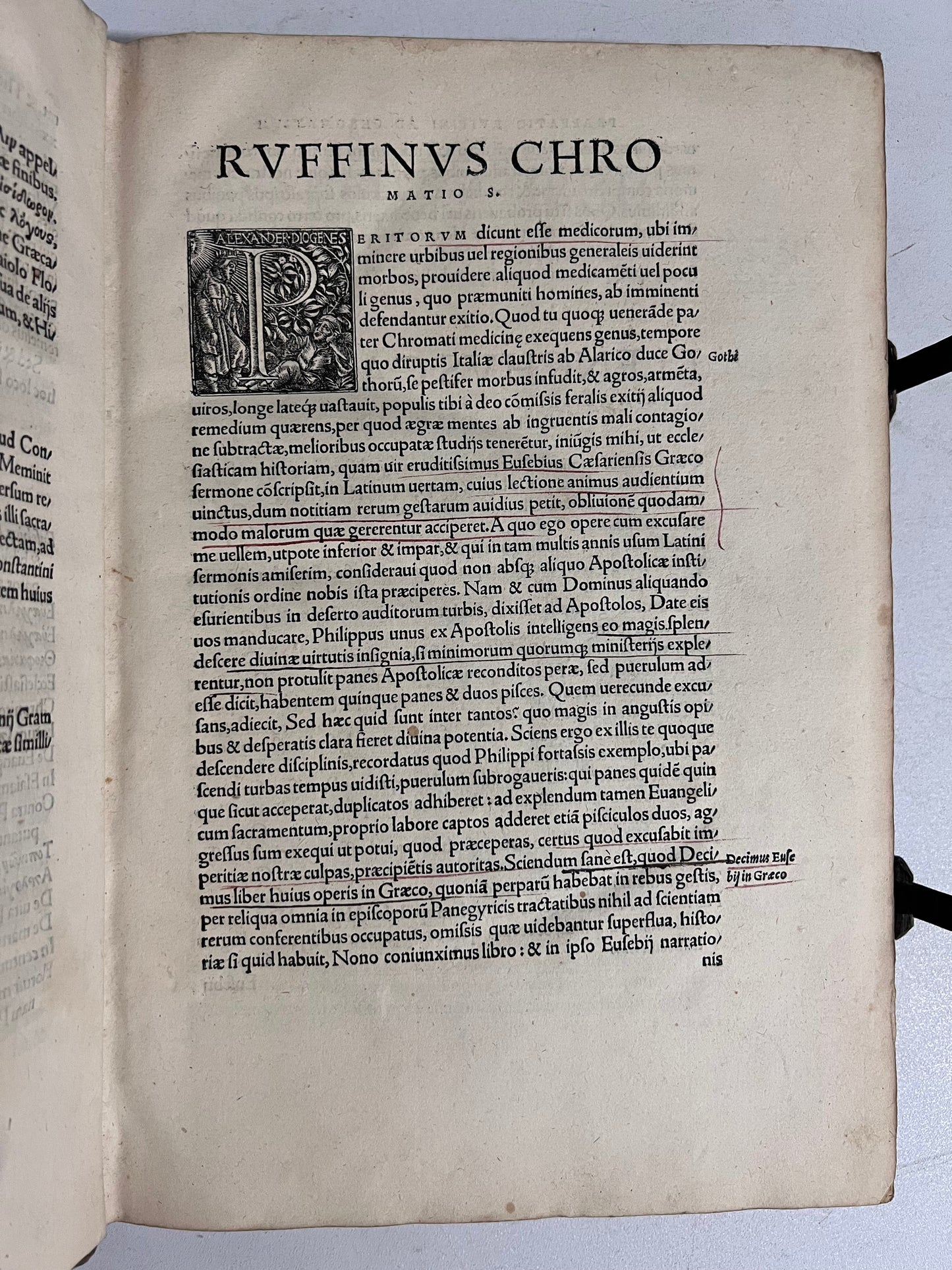 Eusebius' Historia Ecclesiastica 1535