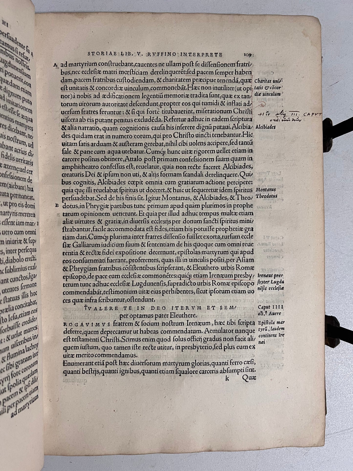 Eusebius' Historia Ecclesiastica 1535