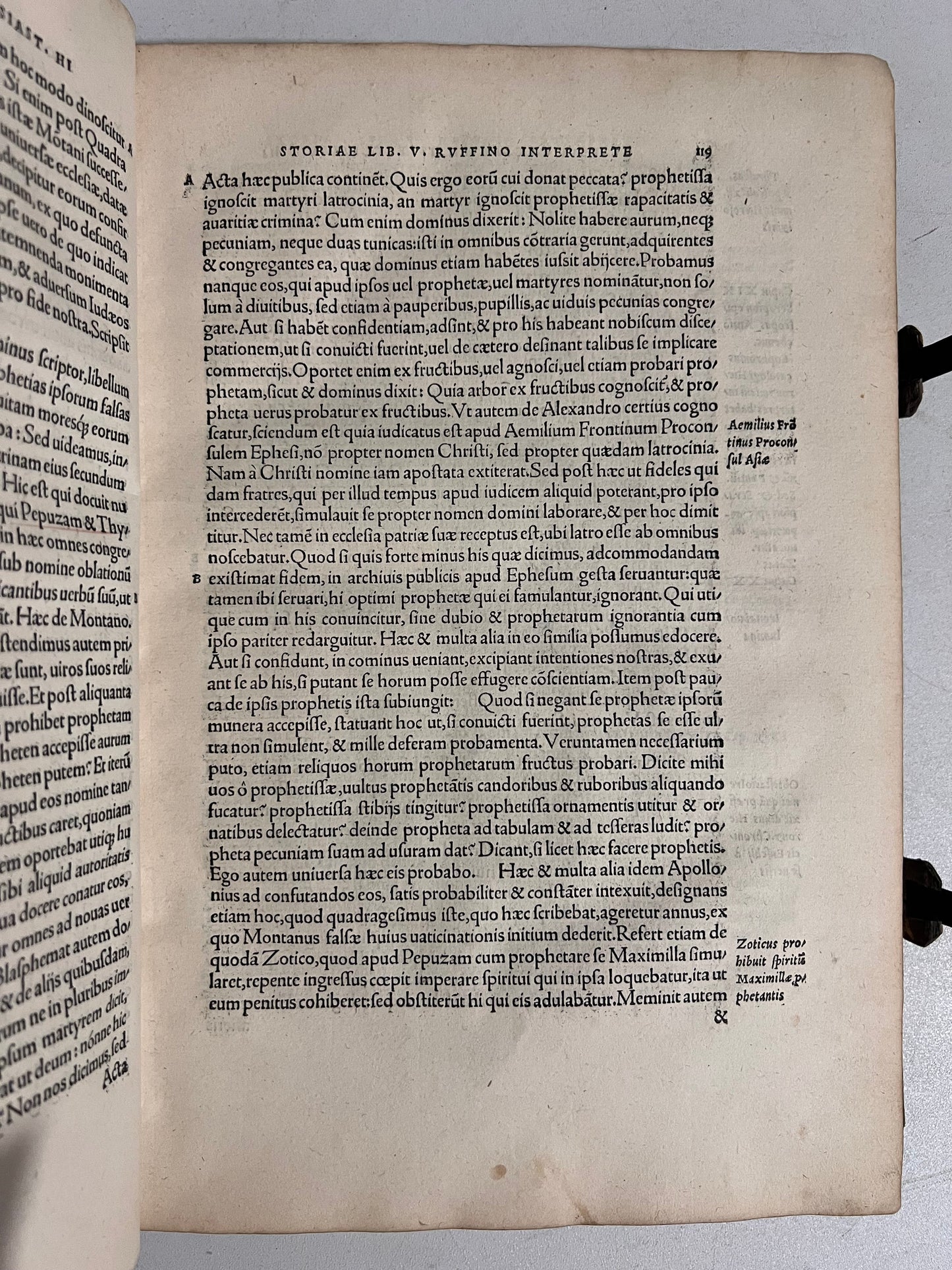 Eusebius' Historia Ecclesiastica 1535