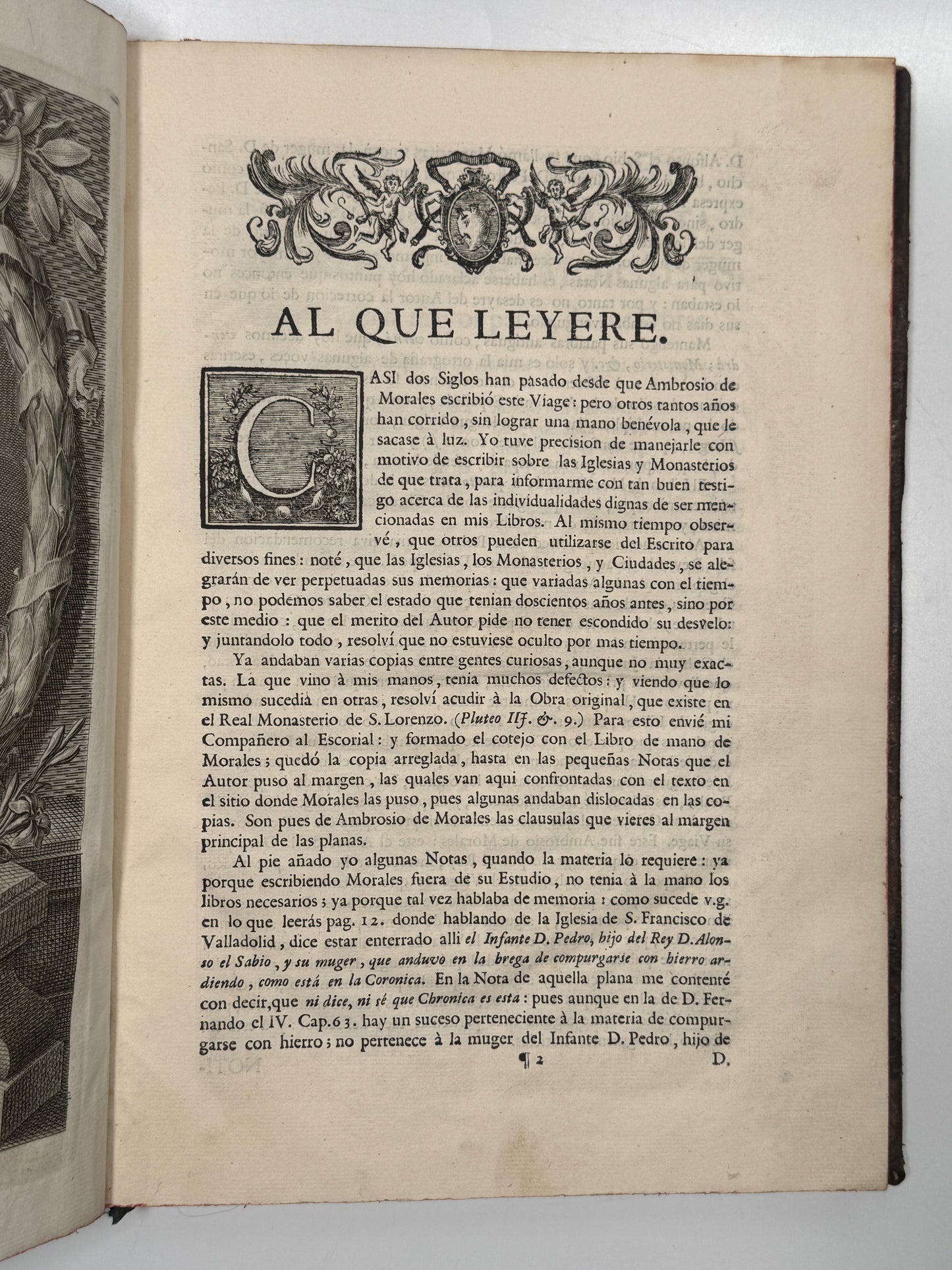 The Voyage of Ambrosio de Morales 1765; Hobson's Copy, First Edition