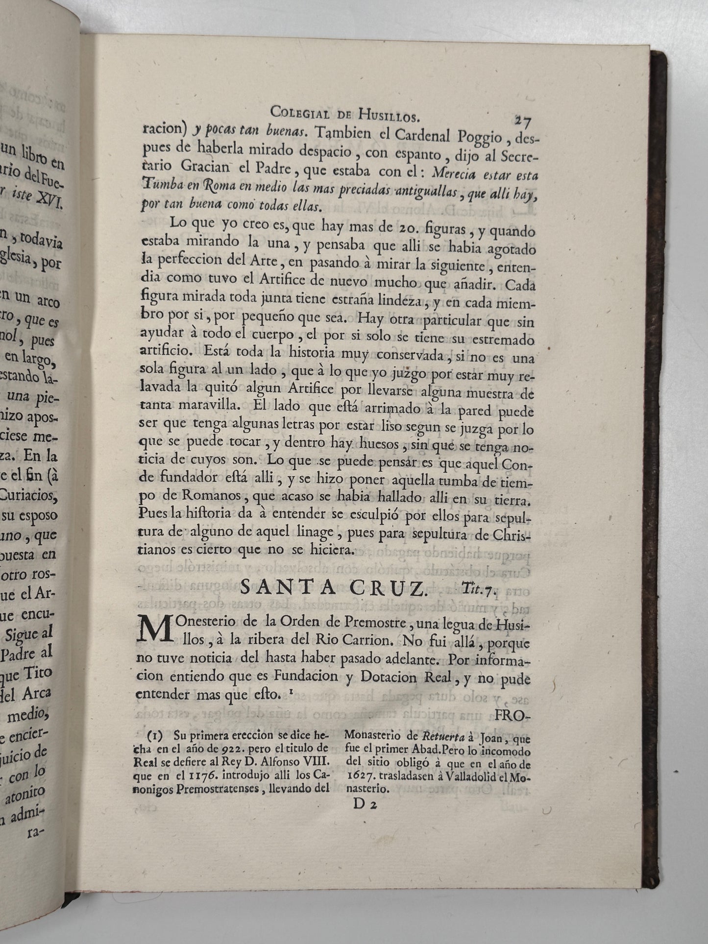 The Voyage of Ambrosio de Morales 1765; Hobson's Copy, First Edition