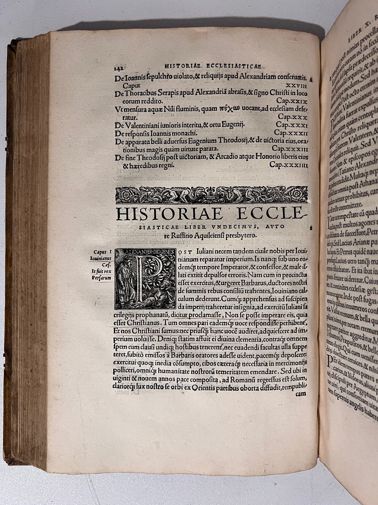 Eusebius' Historia Ecclesiastica 1535
