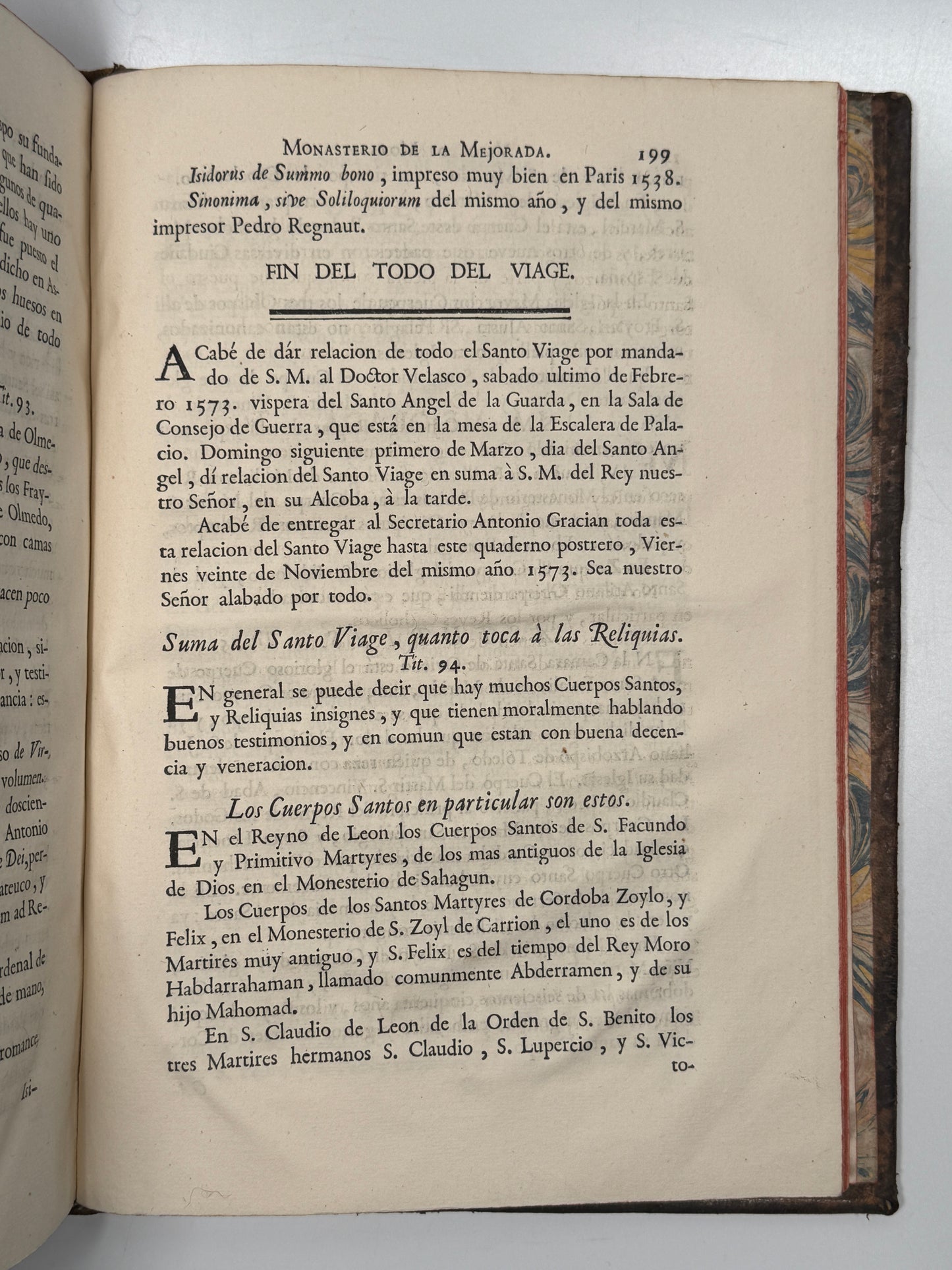 The Voyage of Ambrosio de Morales 1765; Hobson's Copy, First Edition