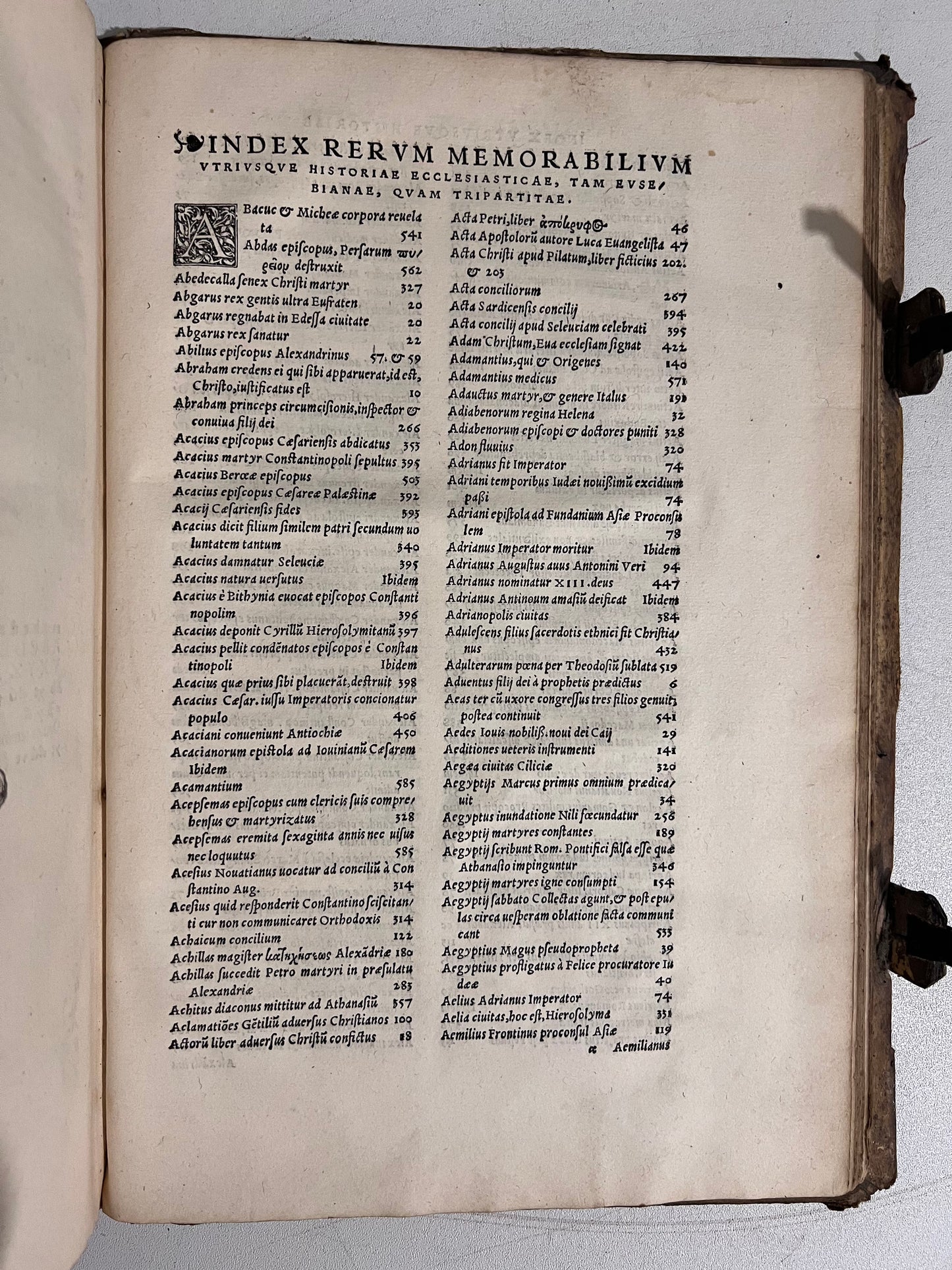 Eusebius' Historia Ecclesiastica 1535