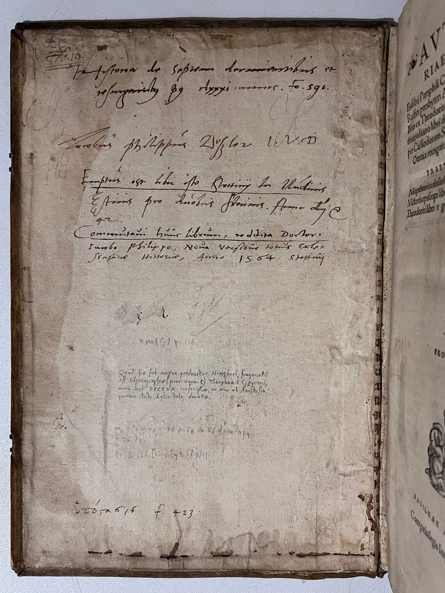 Eusebius' Historia Ecclesiastica 1535