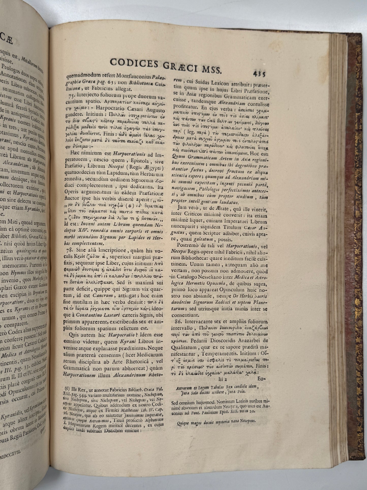 Regiae Bibliothecae Matritensis Codices 1769 Important Bibliography First Edition