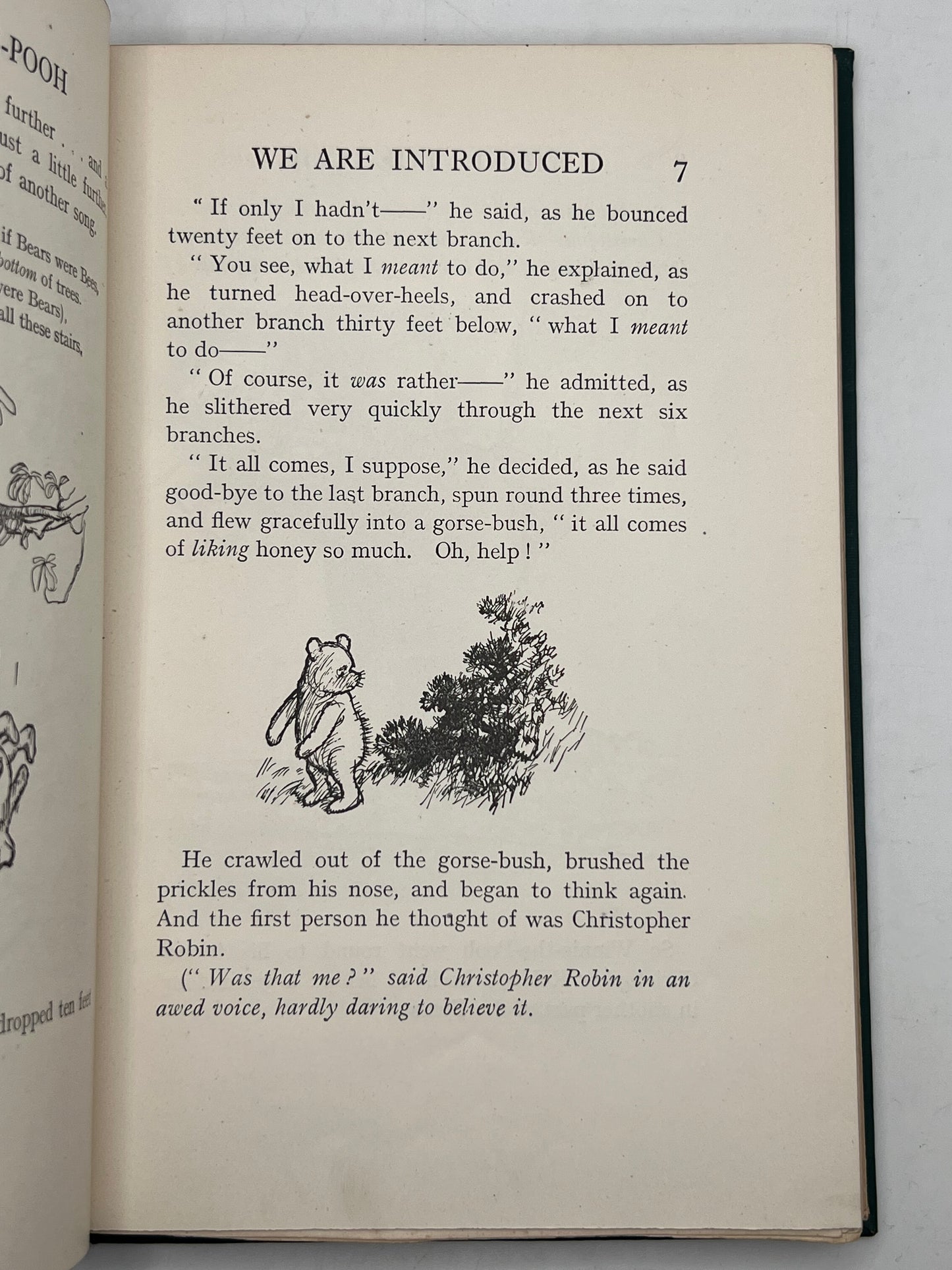 Winnie the Pooh by A. A. Milne 1926 First Edition First Impression with Original Dust Jacket