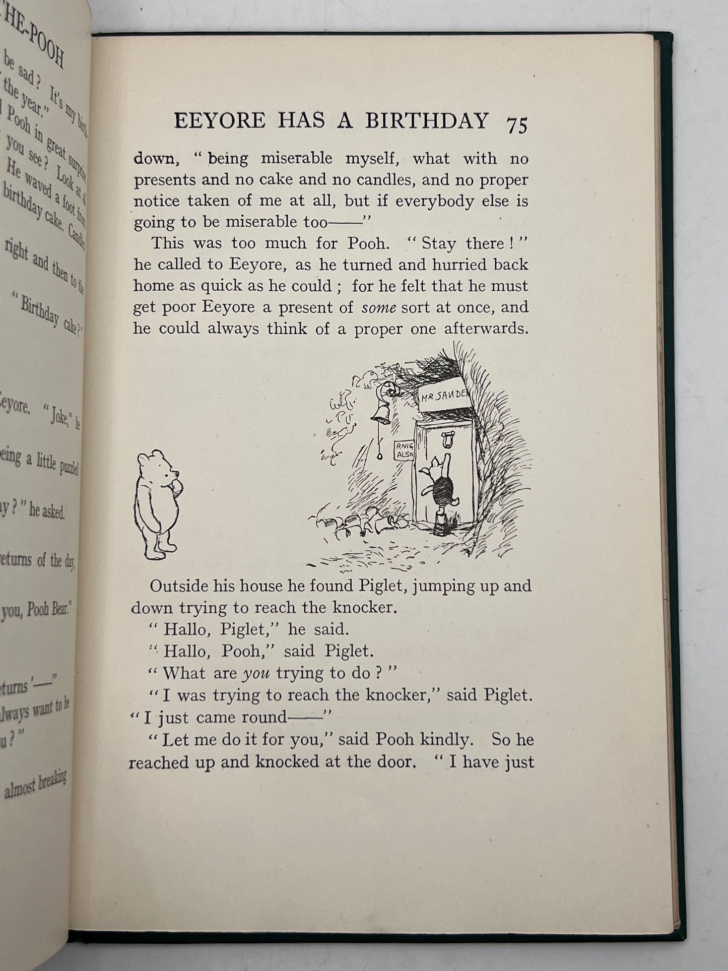 Winnie the Pooh by A. A. Milne 1926 First Edition First Impression with Original Dust Jacket