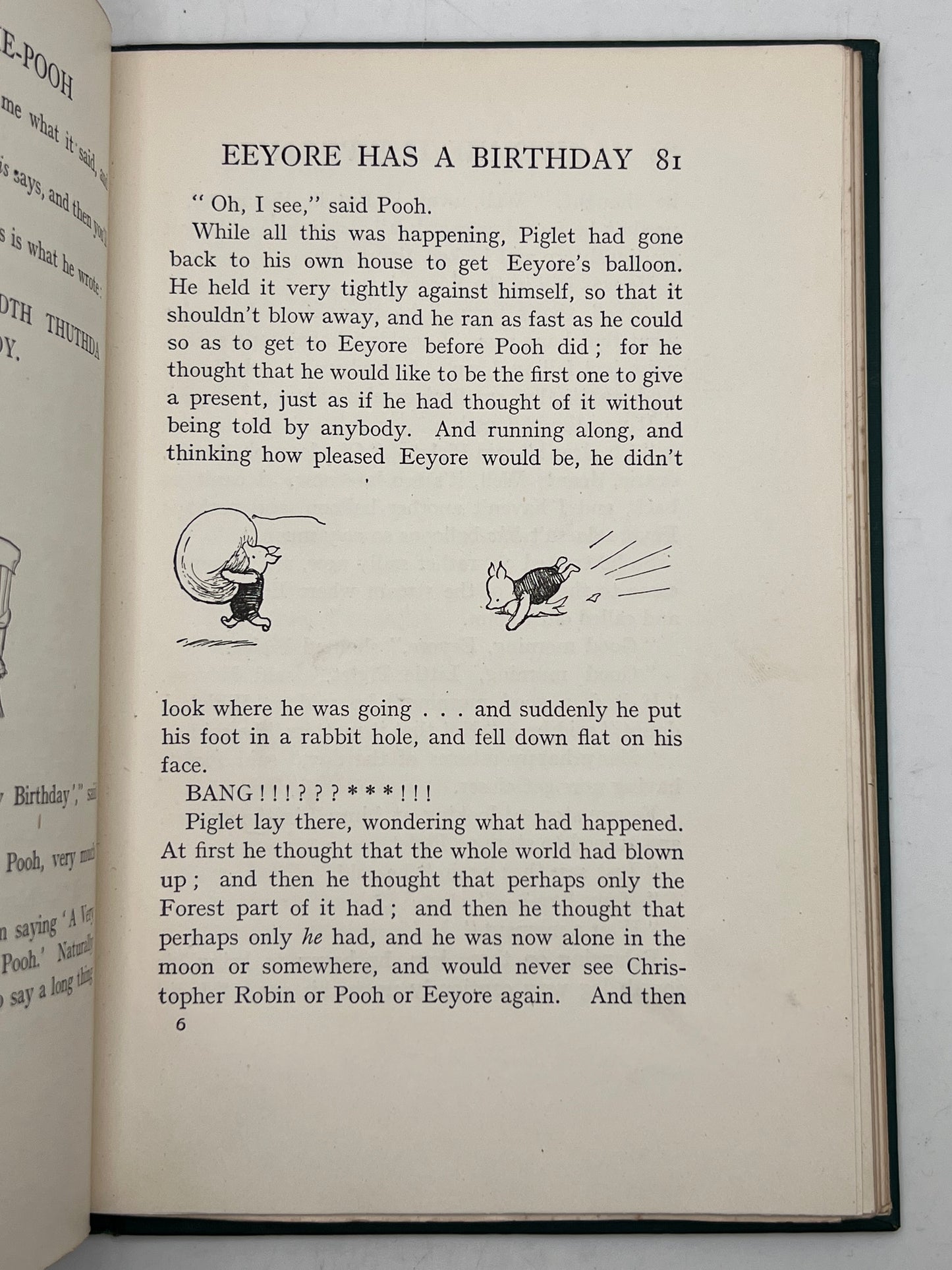 Winnie the Pooh by A. A. Milne 1926 First Edition First Impression with Original Dust Jacket