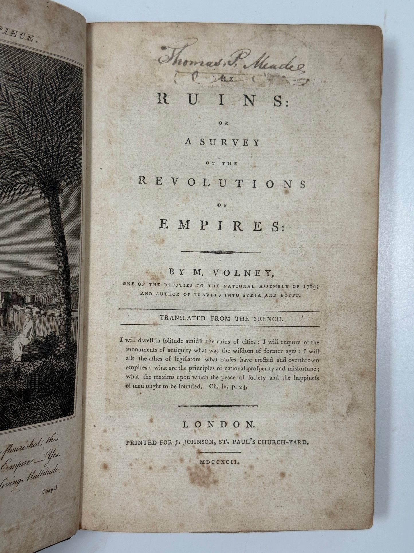 The Revolutions of Empires 1792