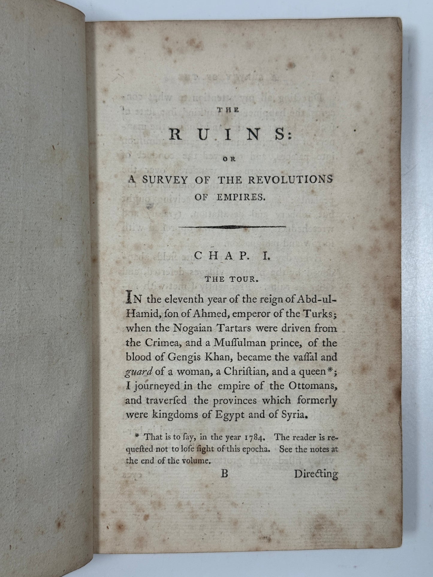 The Revolutions of Empires 1792