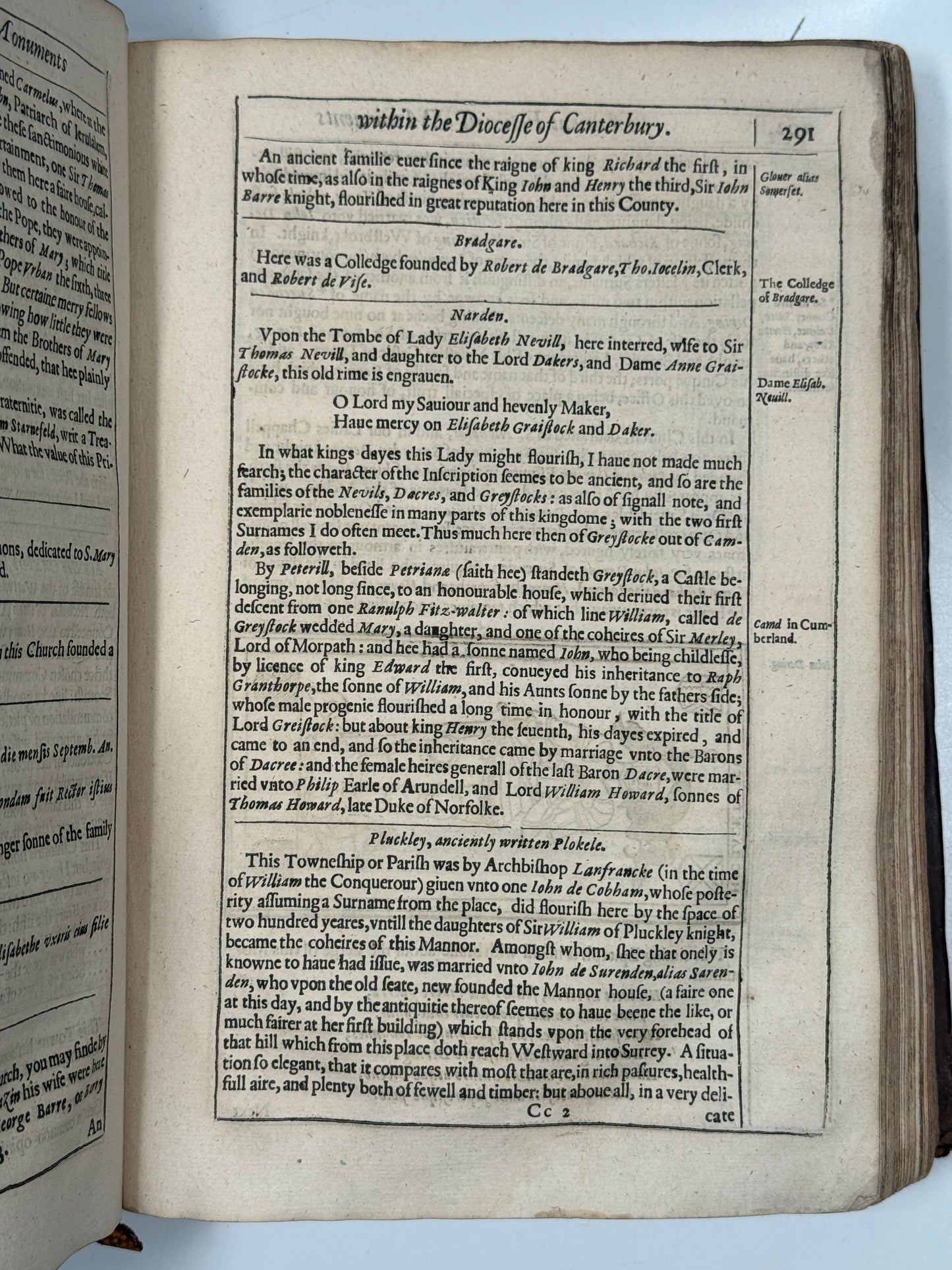 Ancient Funeral Monuments by John Weaver 1631 First Edition