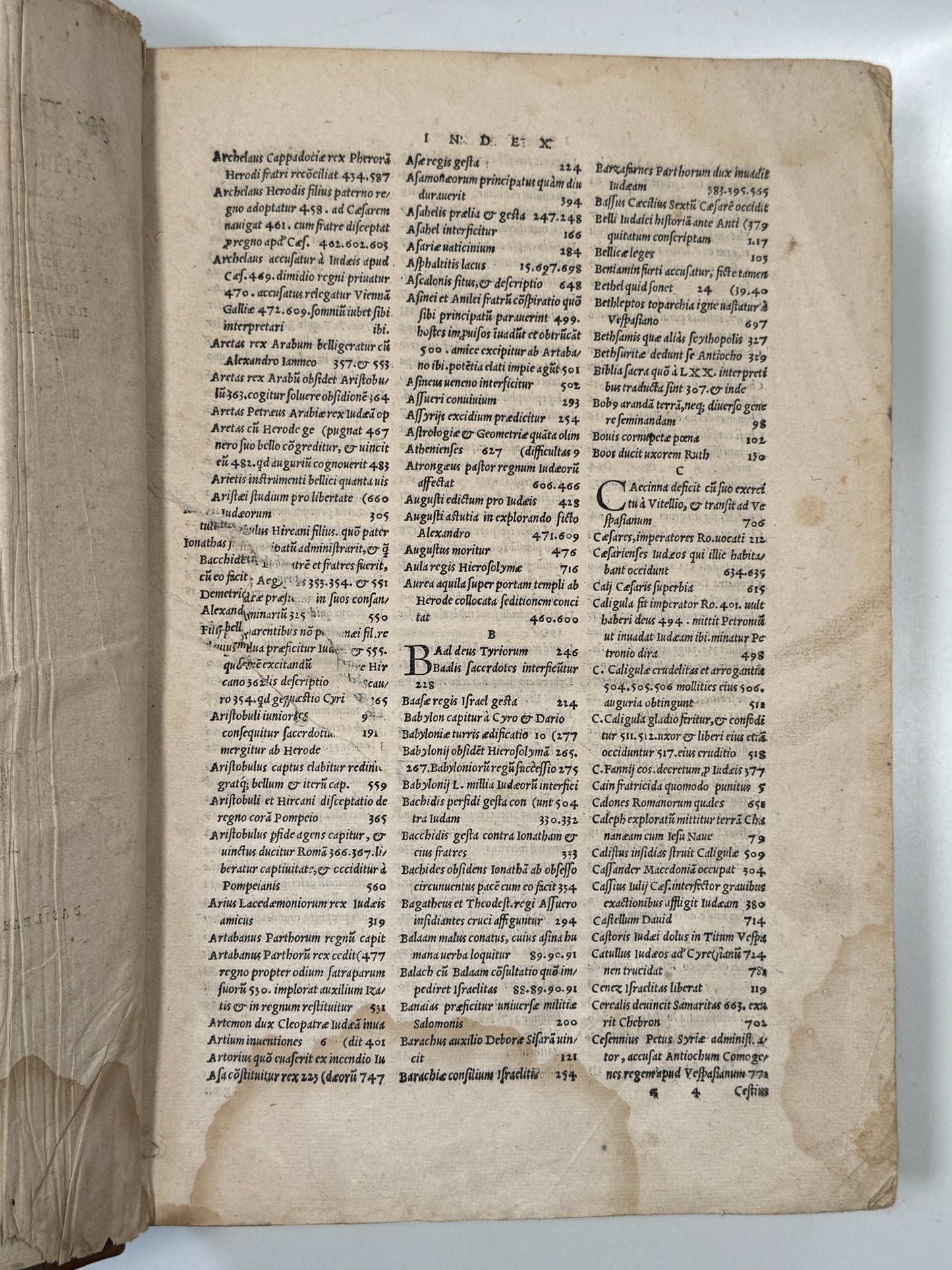 Josephus Antiquiatum Judaicarum 1540 Froben Press