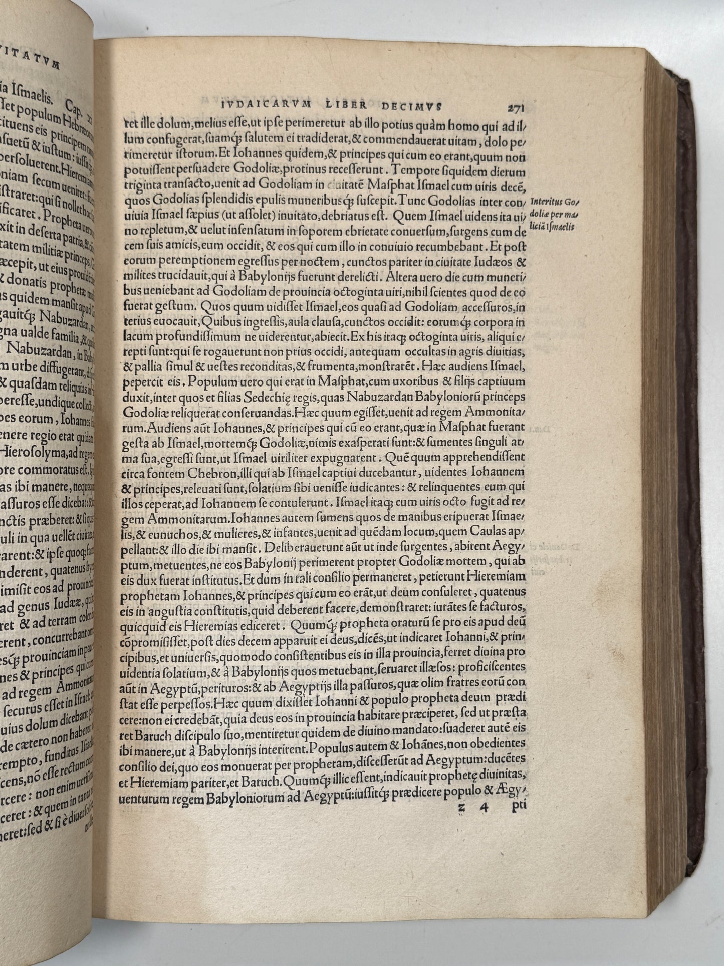 Josephus Antiquiatum Judaicarum 1540 Froben Press