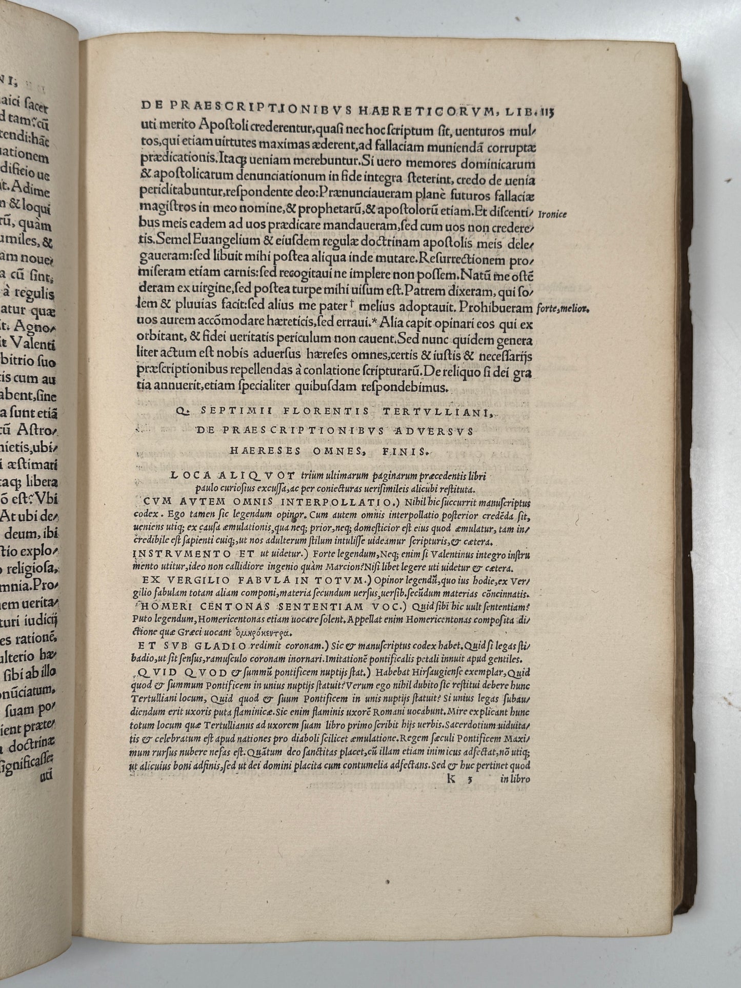 The Works of Tertullian 1528 John Calvin's Edition