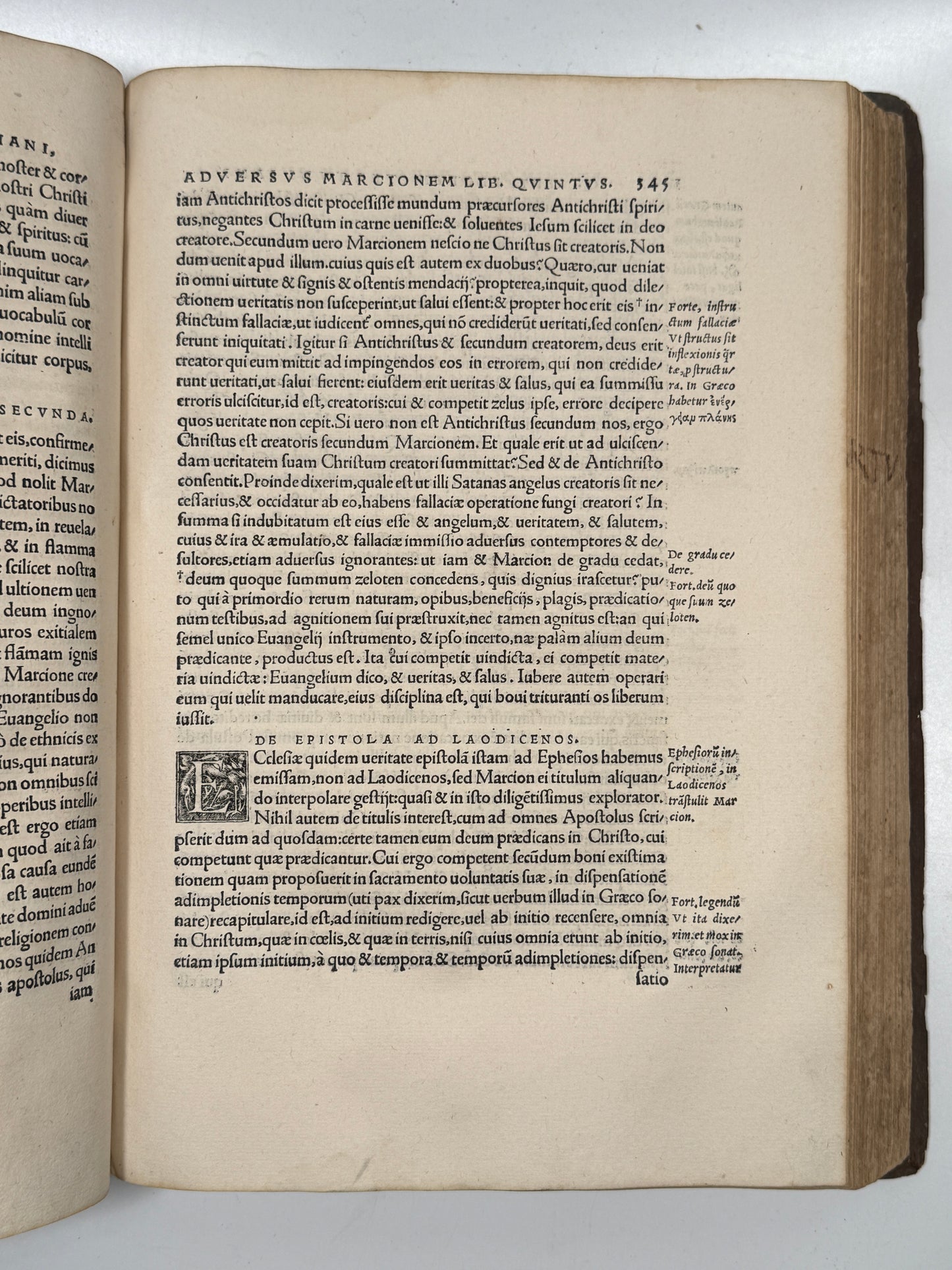 The Works of Tertullian 1528 John Calvin's Edition