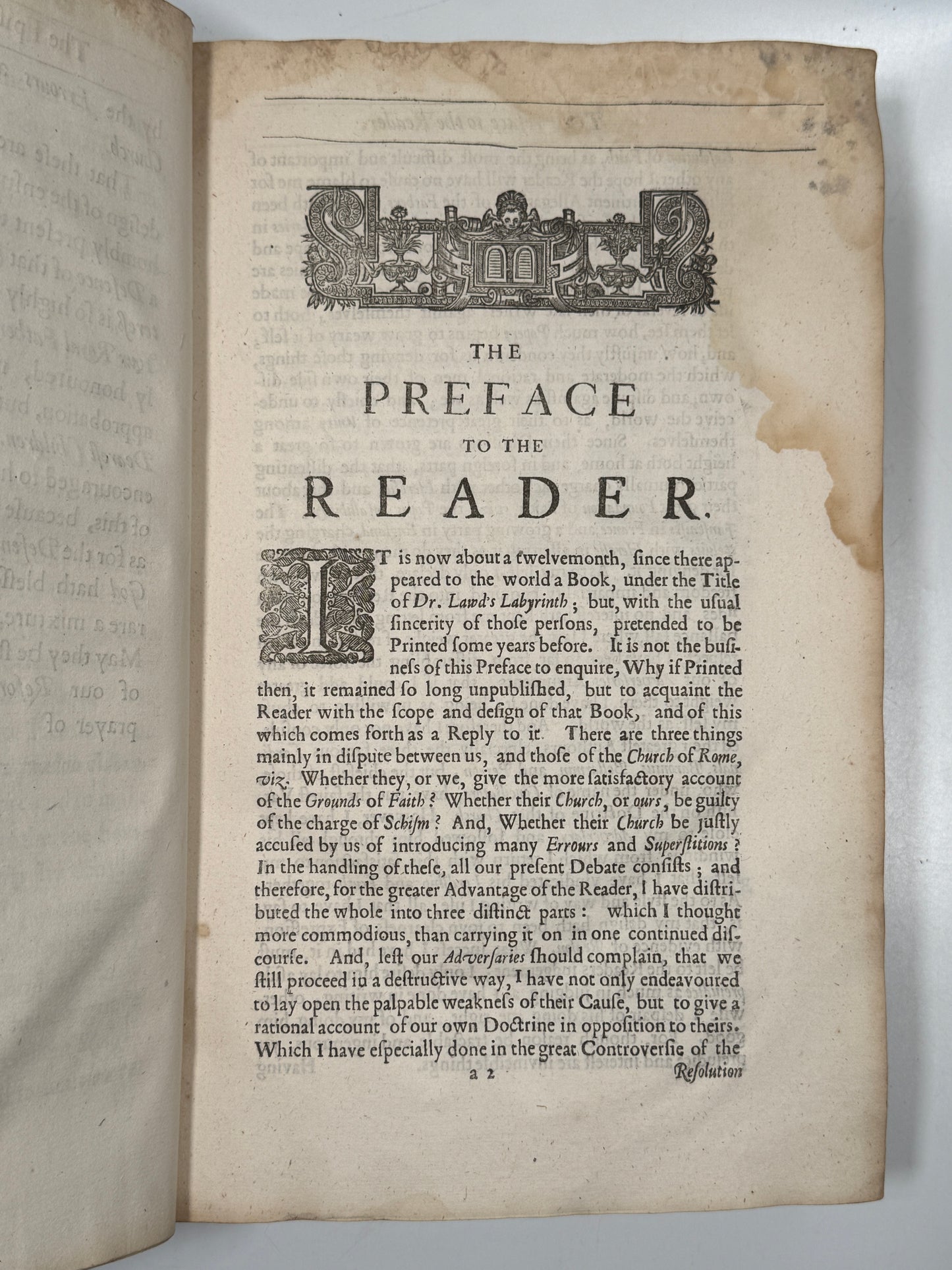 Edward Stillingfleet on Protestantism 1665 First Edition
