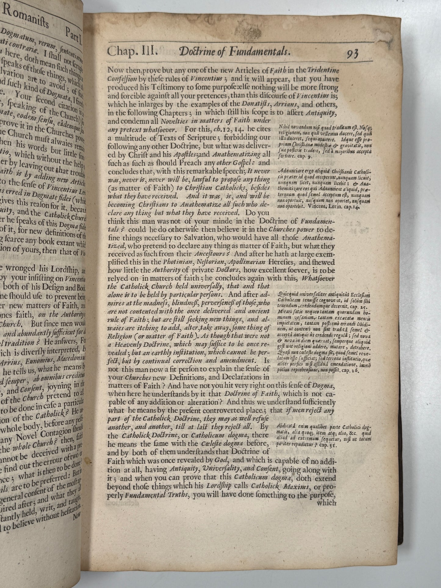 Edward Stillingfleet on Protestantism 1665 First Edition