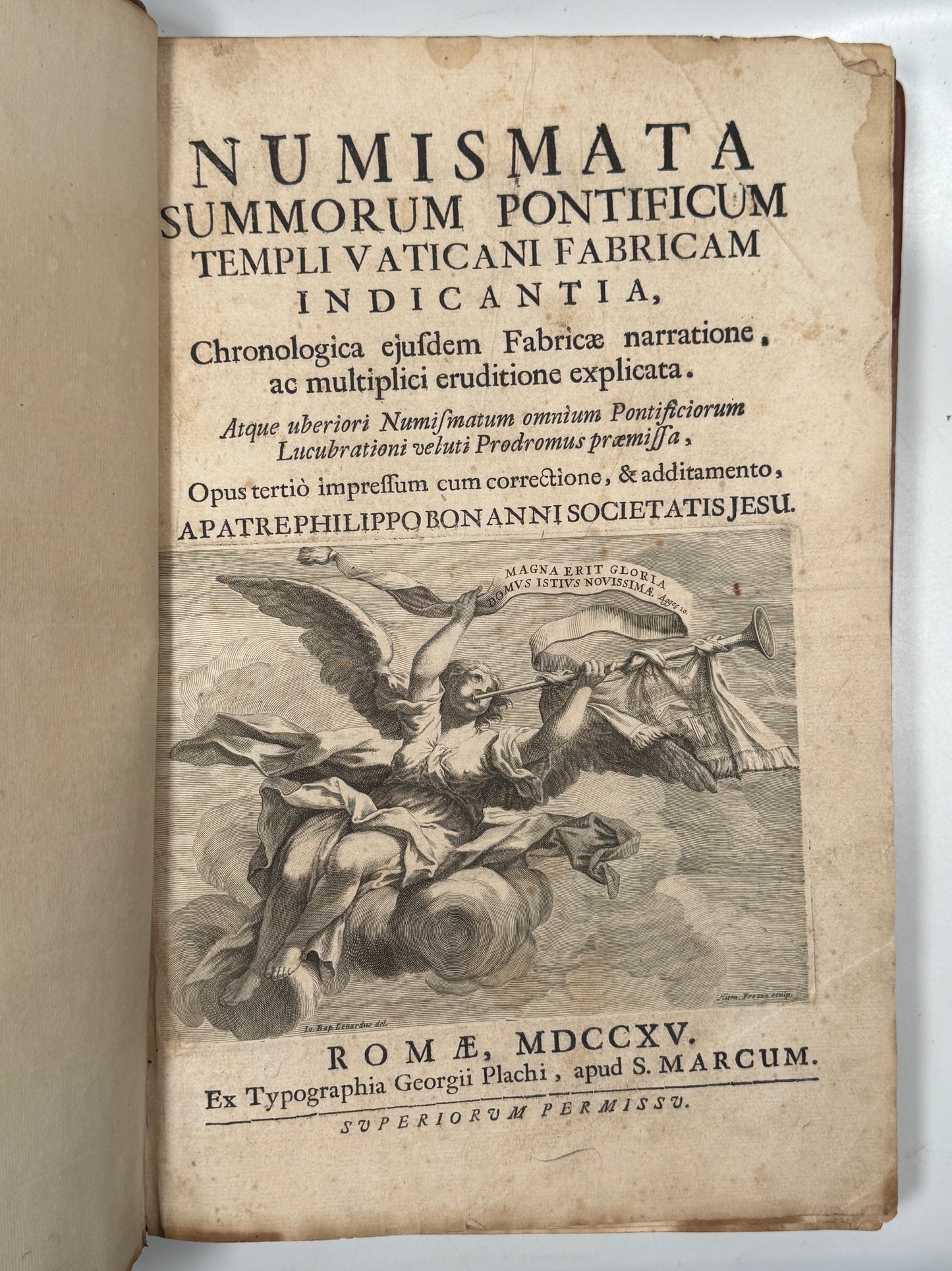 The Construction of the Vatican 1715