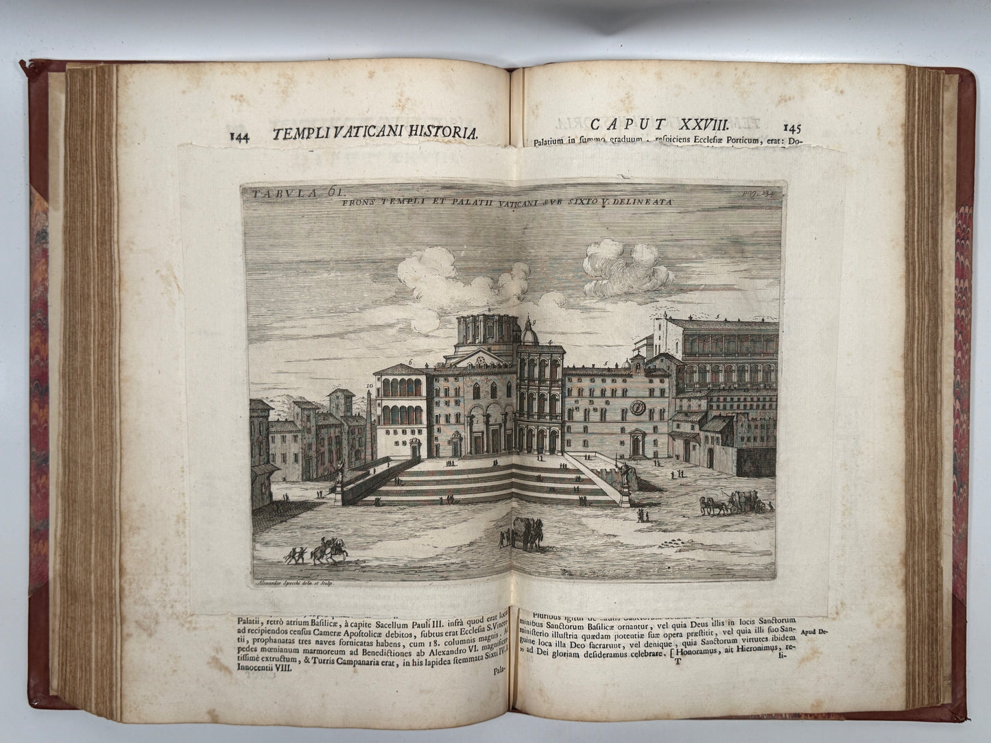 The Construction of the Vatican 1715