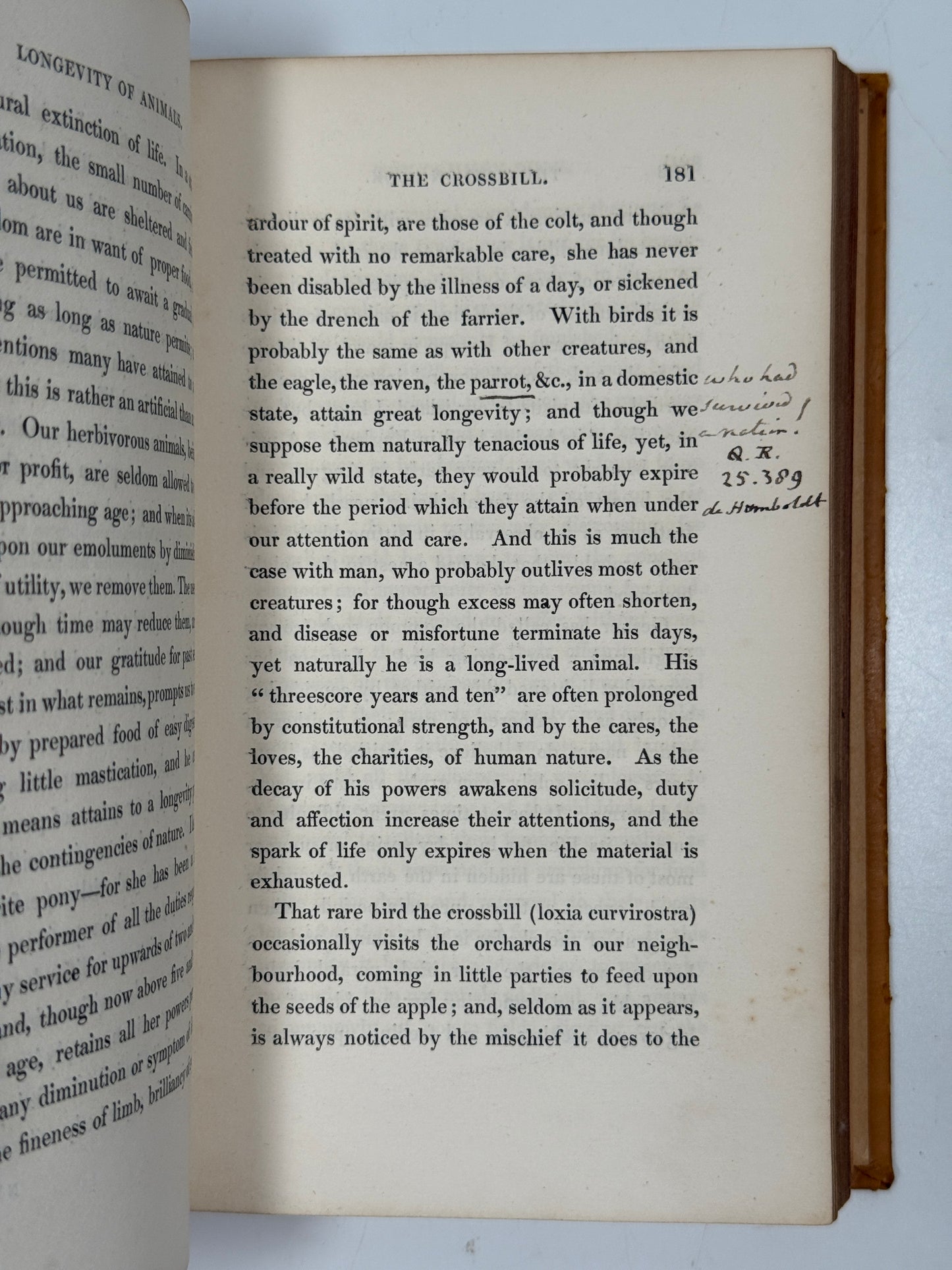 The Journal of a Naturalist by John Knapp 1829 First Edition