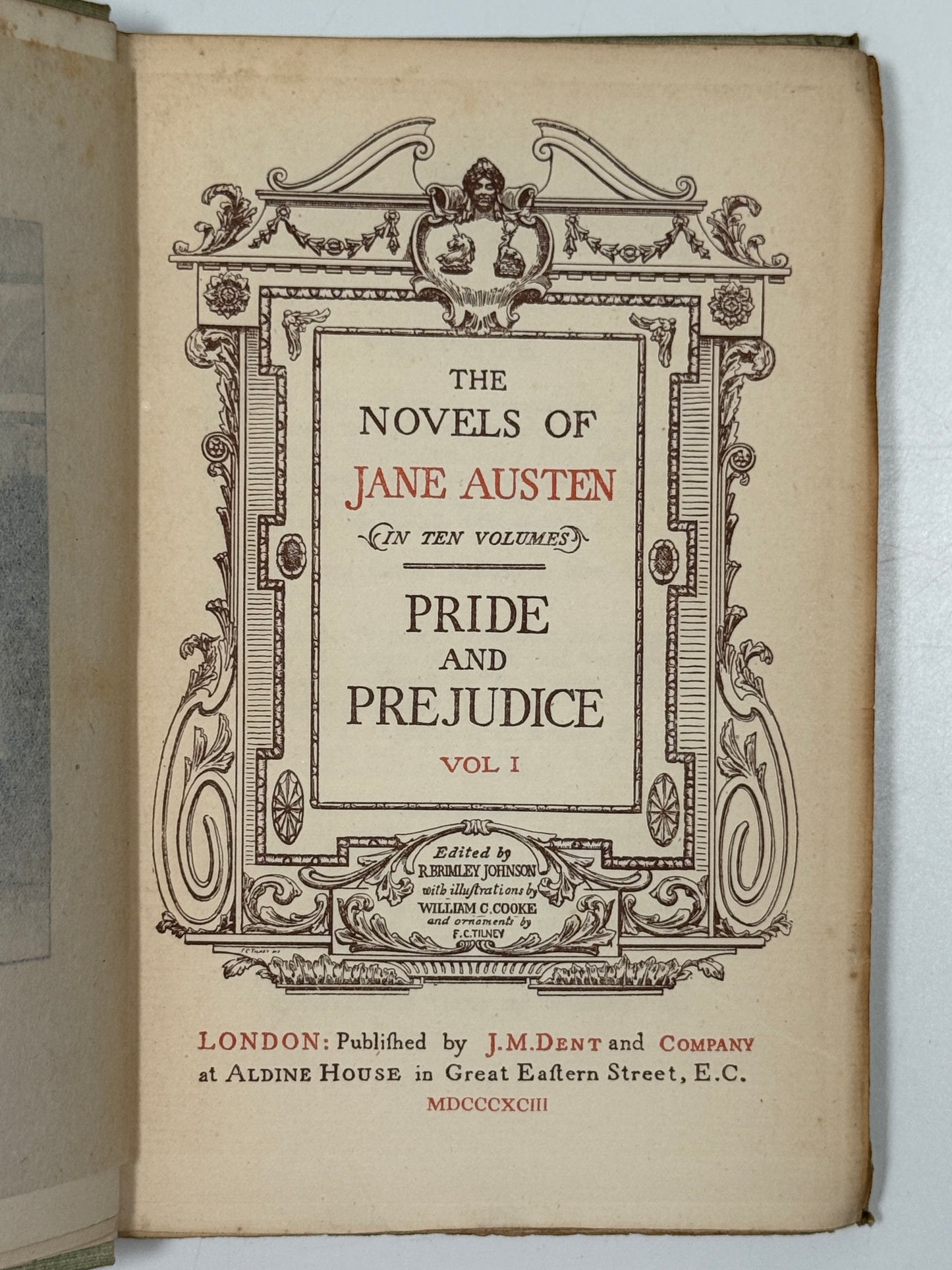 The Novels of Jane Austen 1893