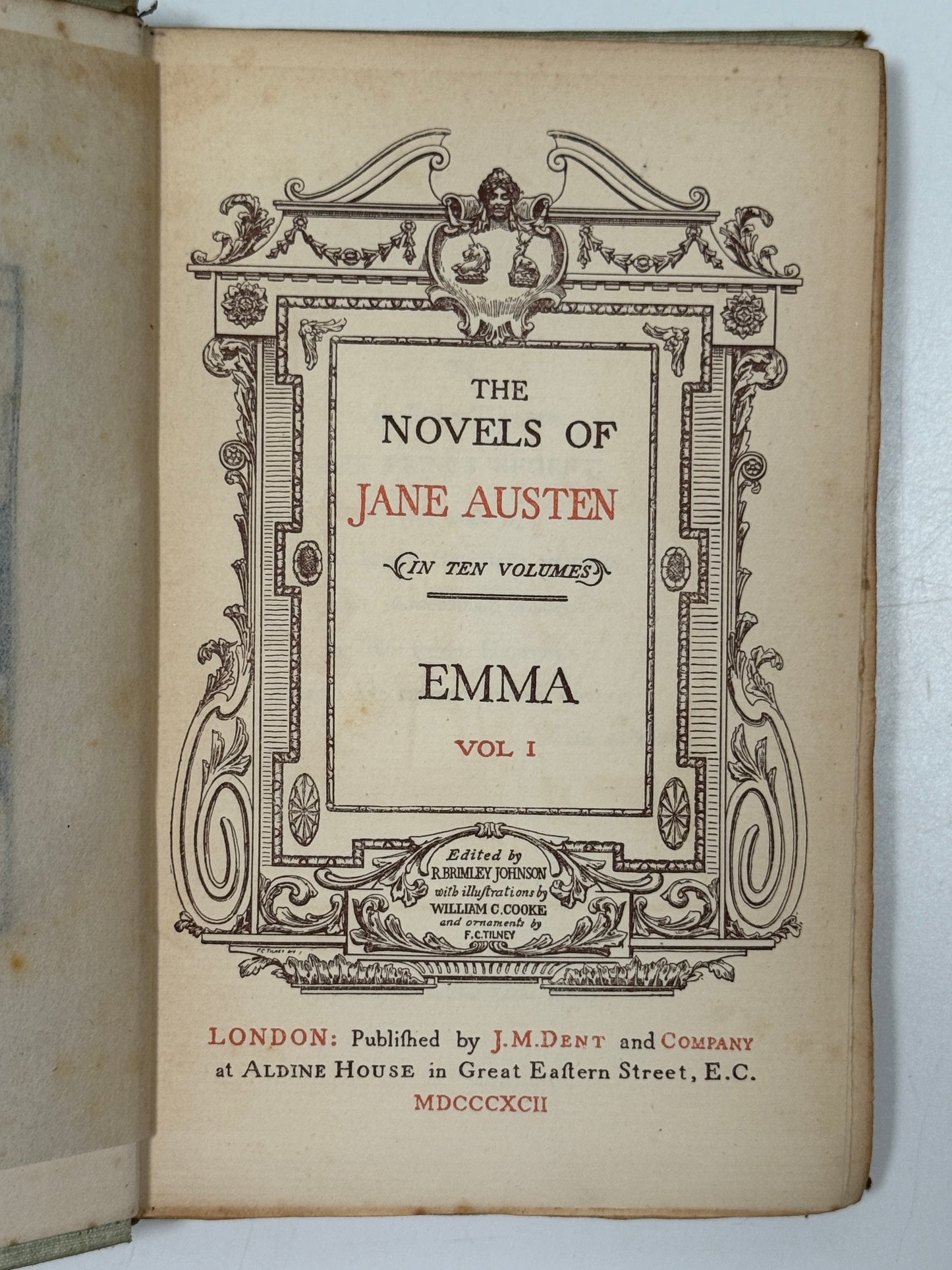 The Novels of Jane Austen 1893