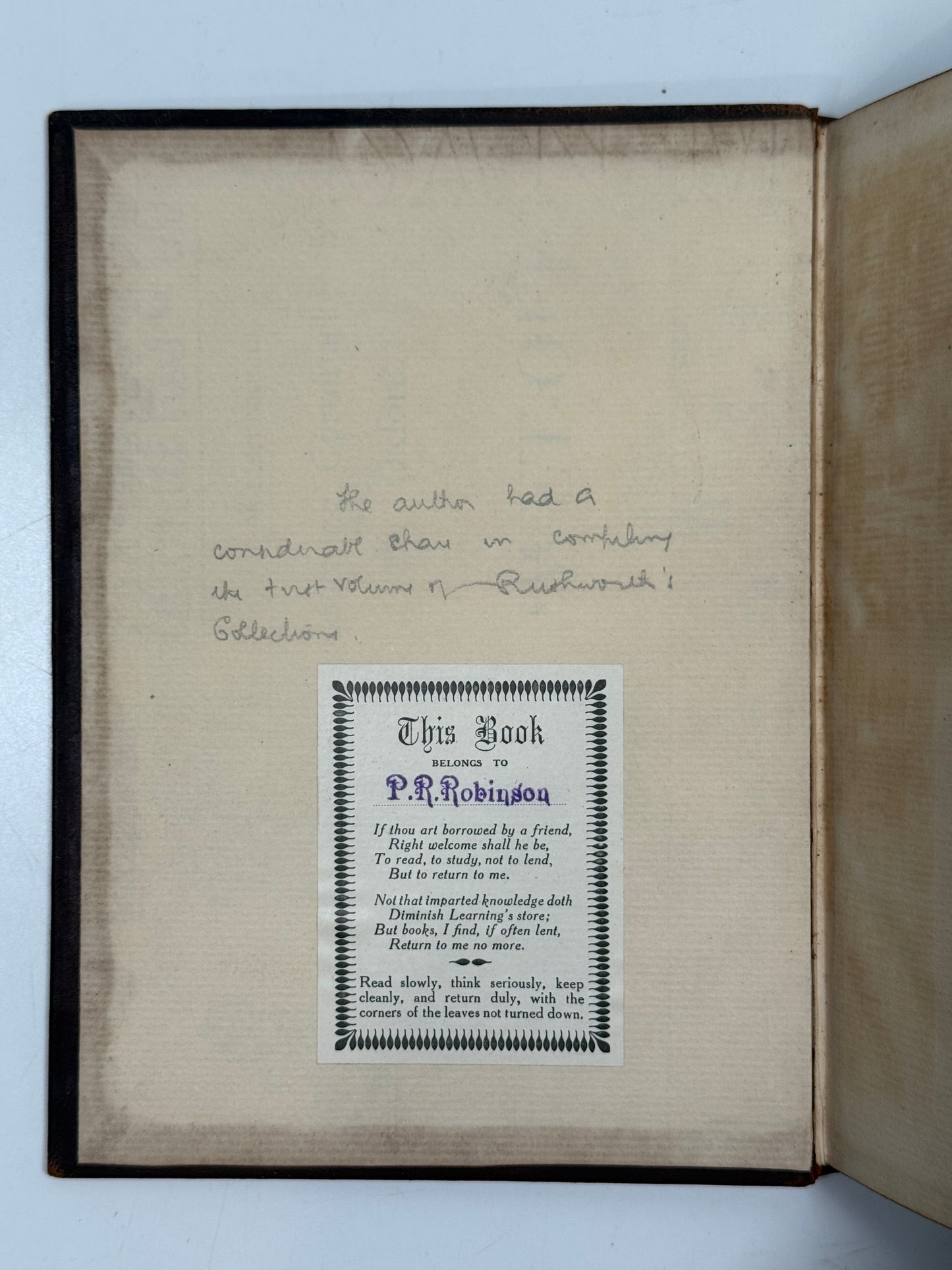 The Remains of John Corbet 1684 First Edition