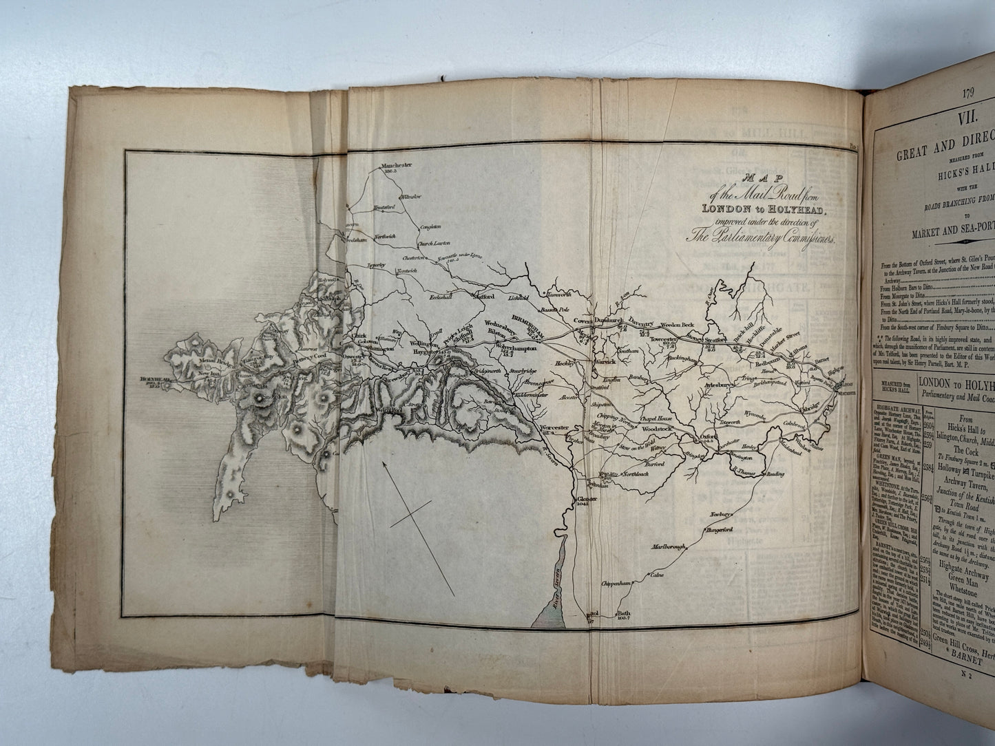 Paterson's Road - Topography by Edward Mogg c.1830