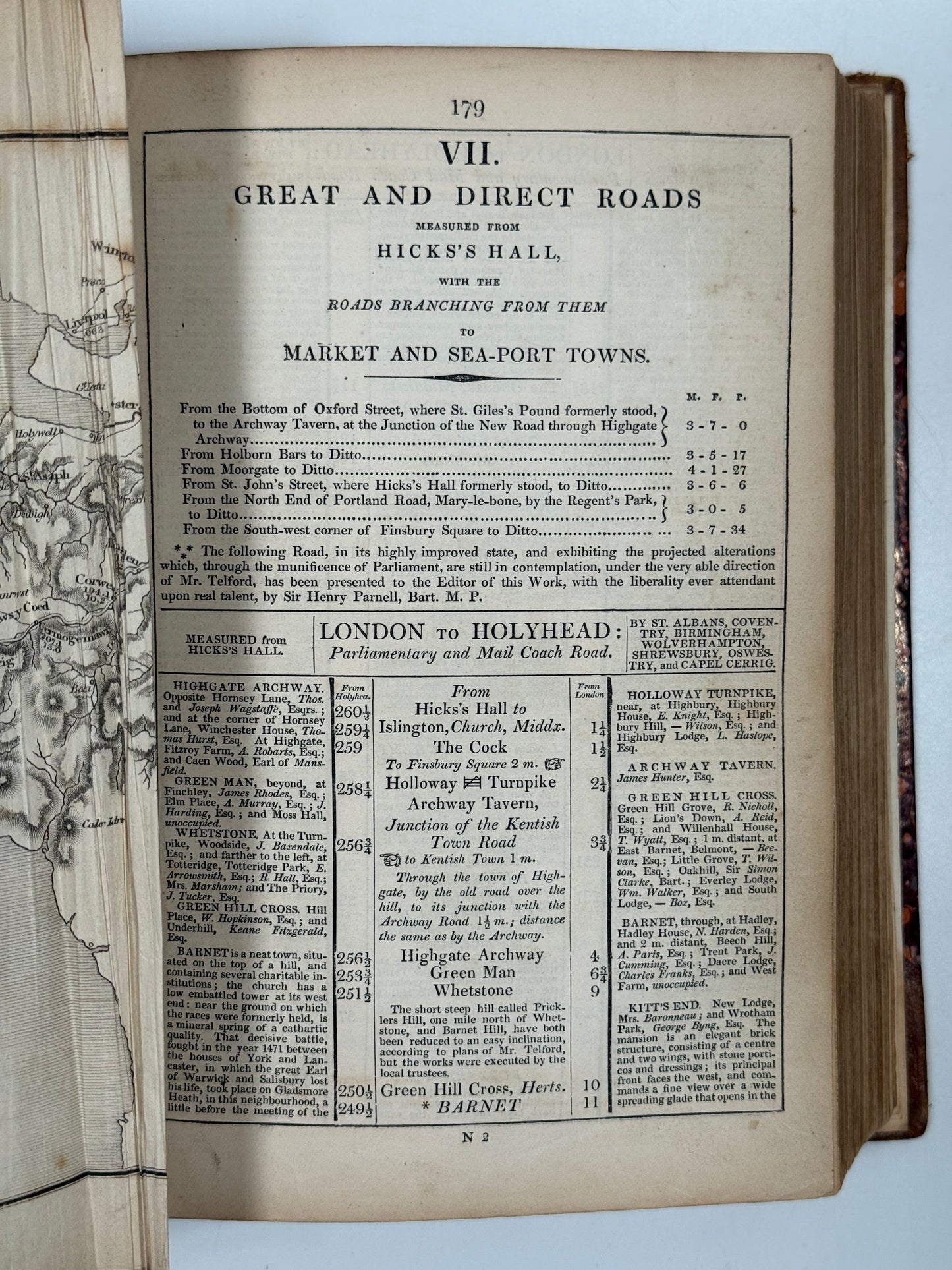 Paterson's Road - Topography by Edward Mogg c.1830