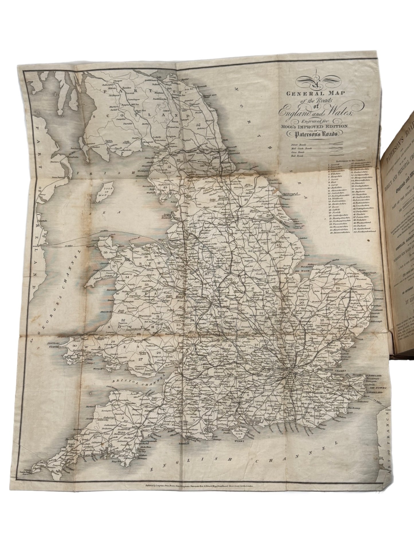 Paterson's Road - Topography by Edward Mogg c.1830
