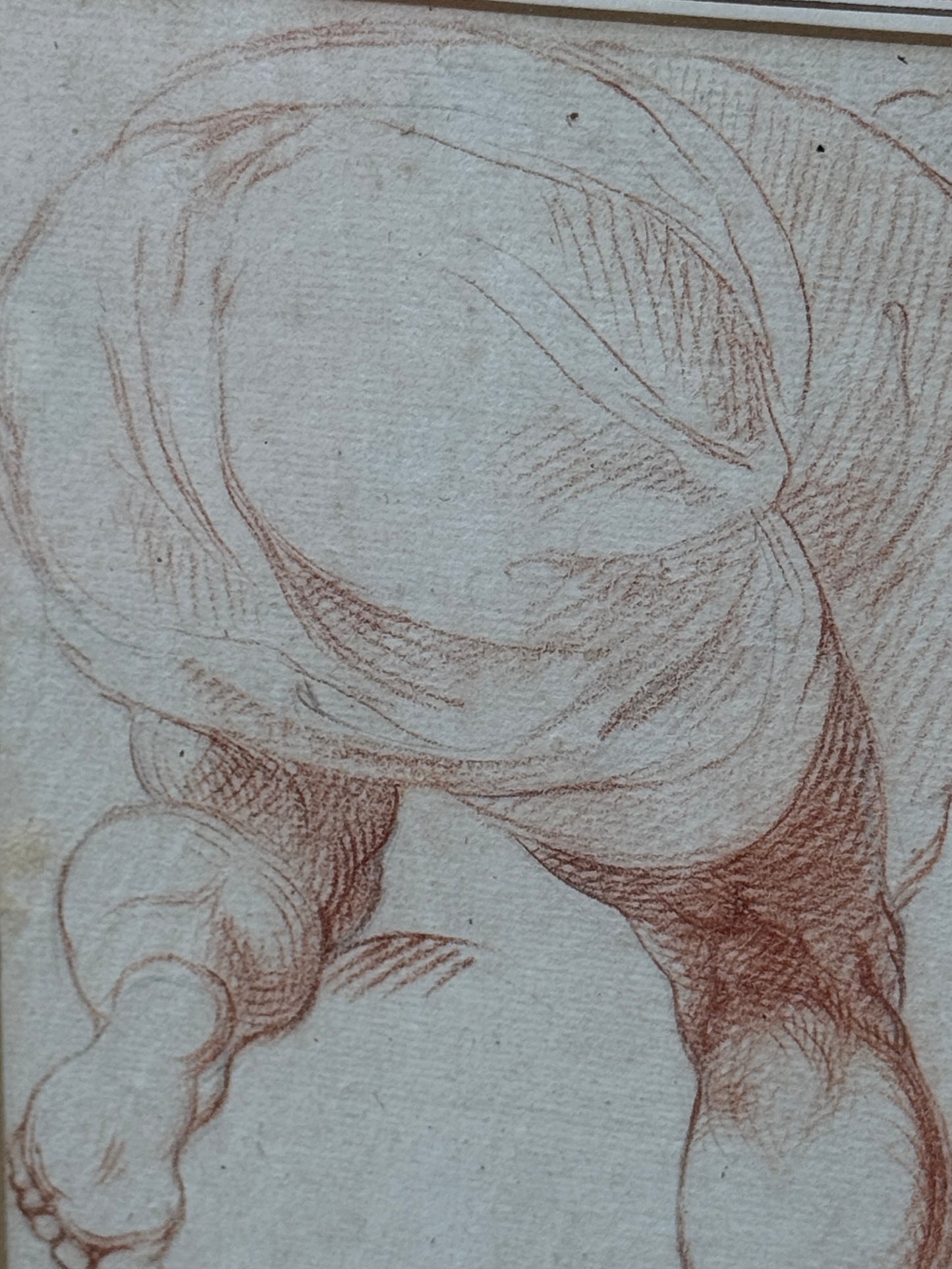 Circle of MICHELANGELO c.1550; Sketch for the Sistine Chapel Last Judgement