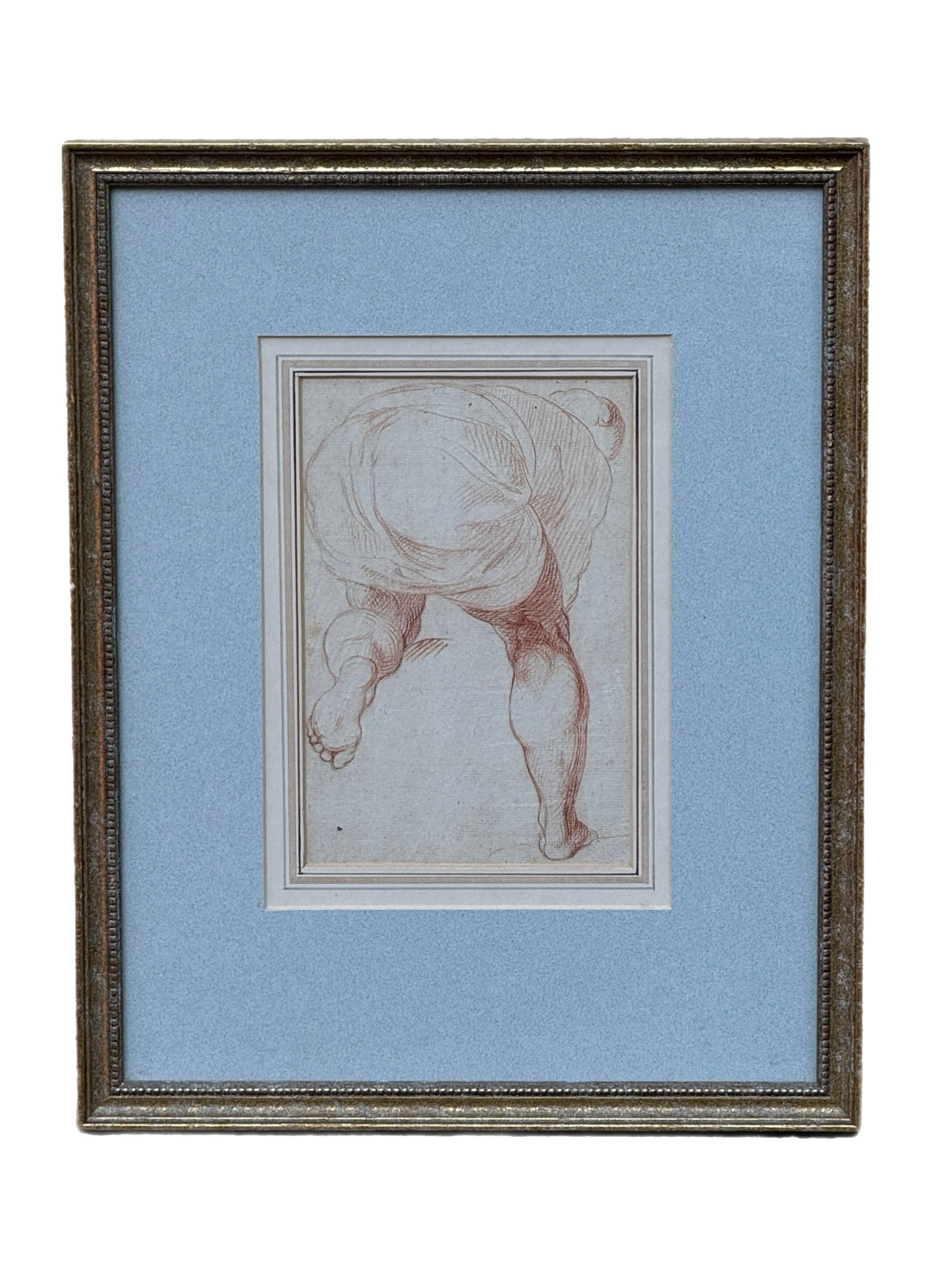 Circle of MICHELANGELO c.1550; Sketch for the Sistine Chapel Last Judgement