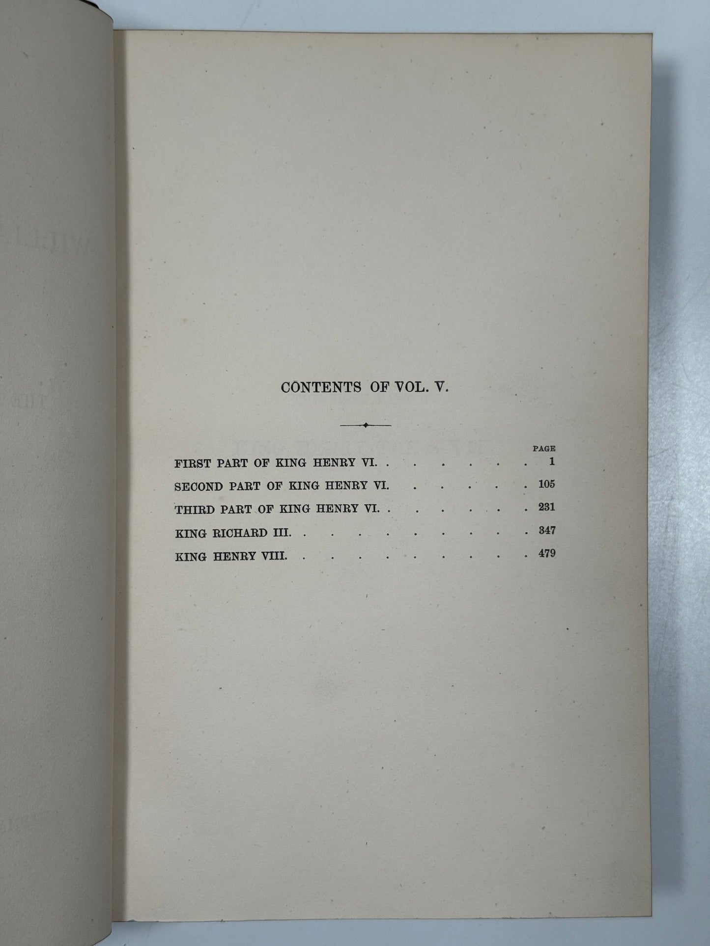 The Works of William Shakespeare 1875