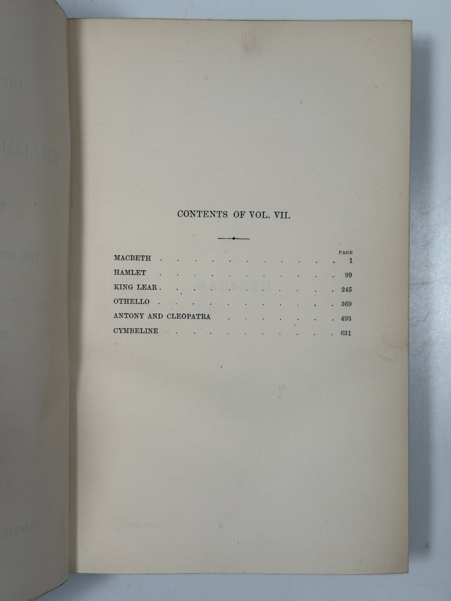The Works of William Shakespeare 1875