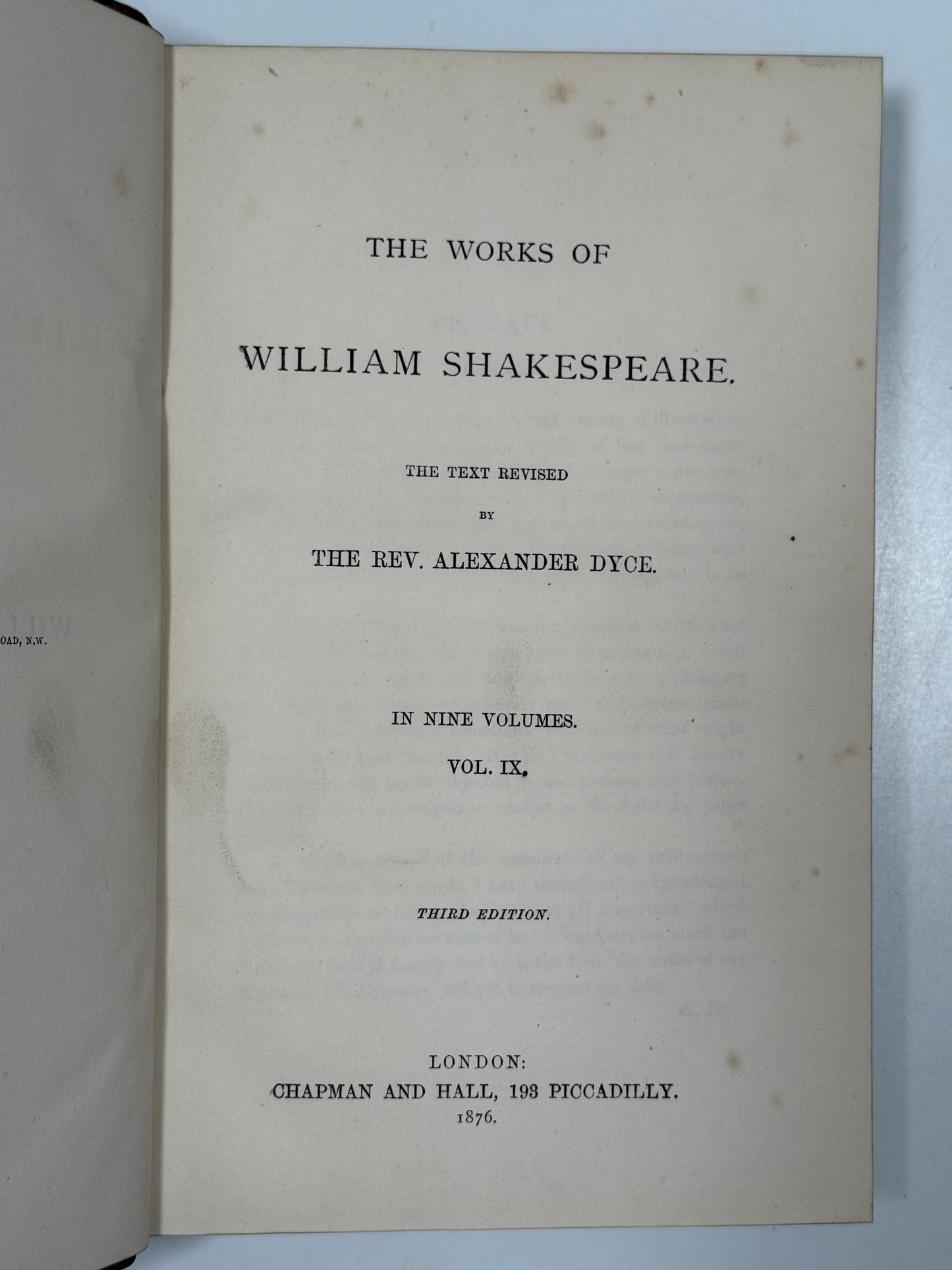 The Works of William Shakespeare 1875