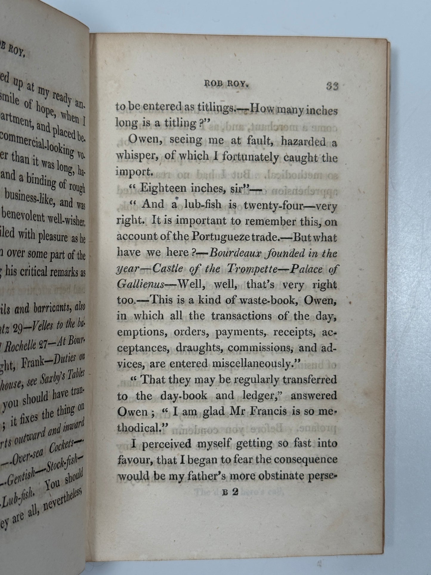 Rob Roy by Sir Walter Scott 1818 Second Edition